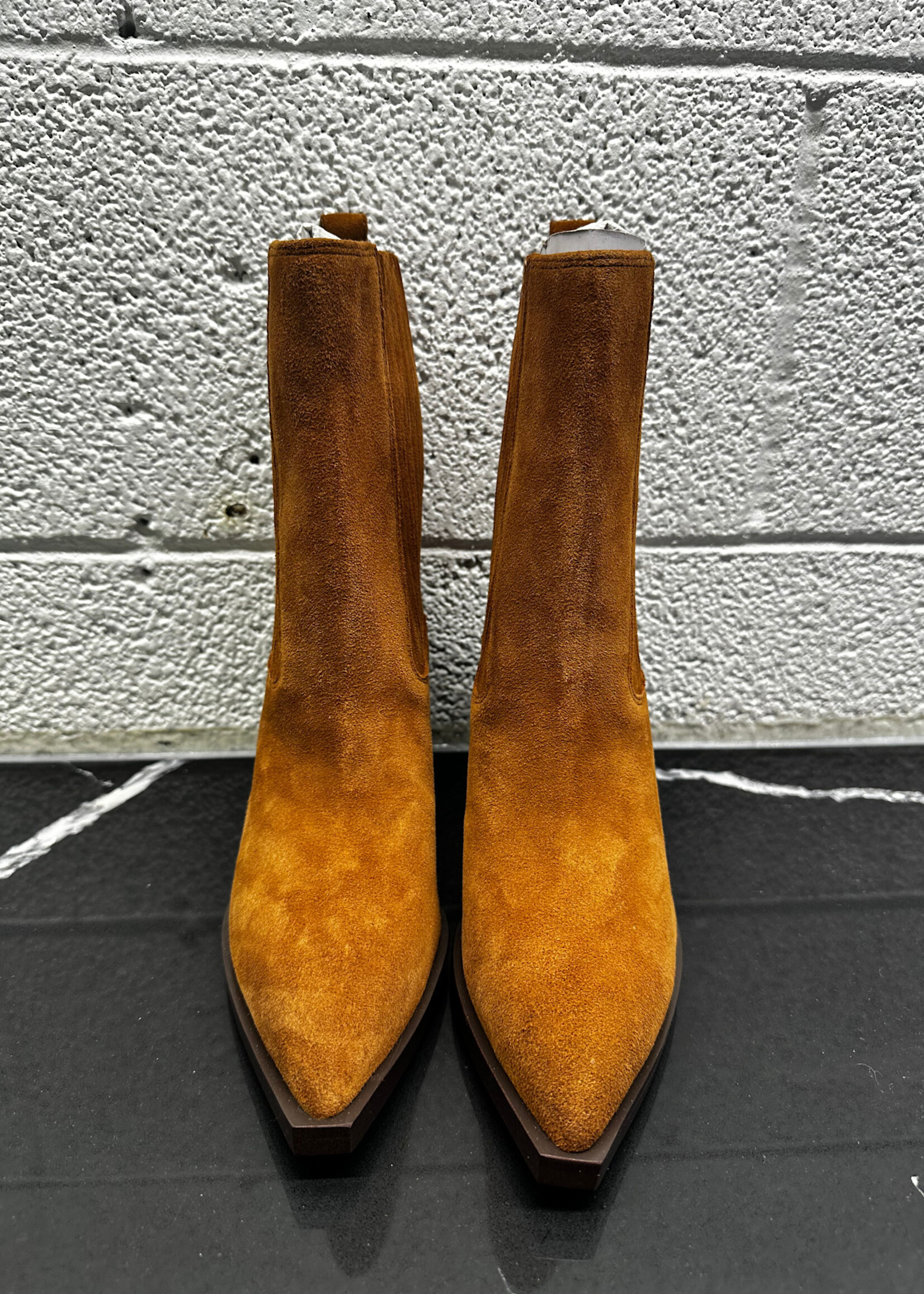 NIB Sam Edelman Brown Suede Boots Fem 5