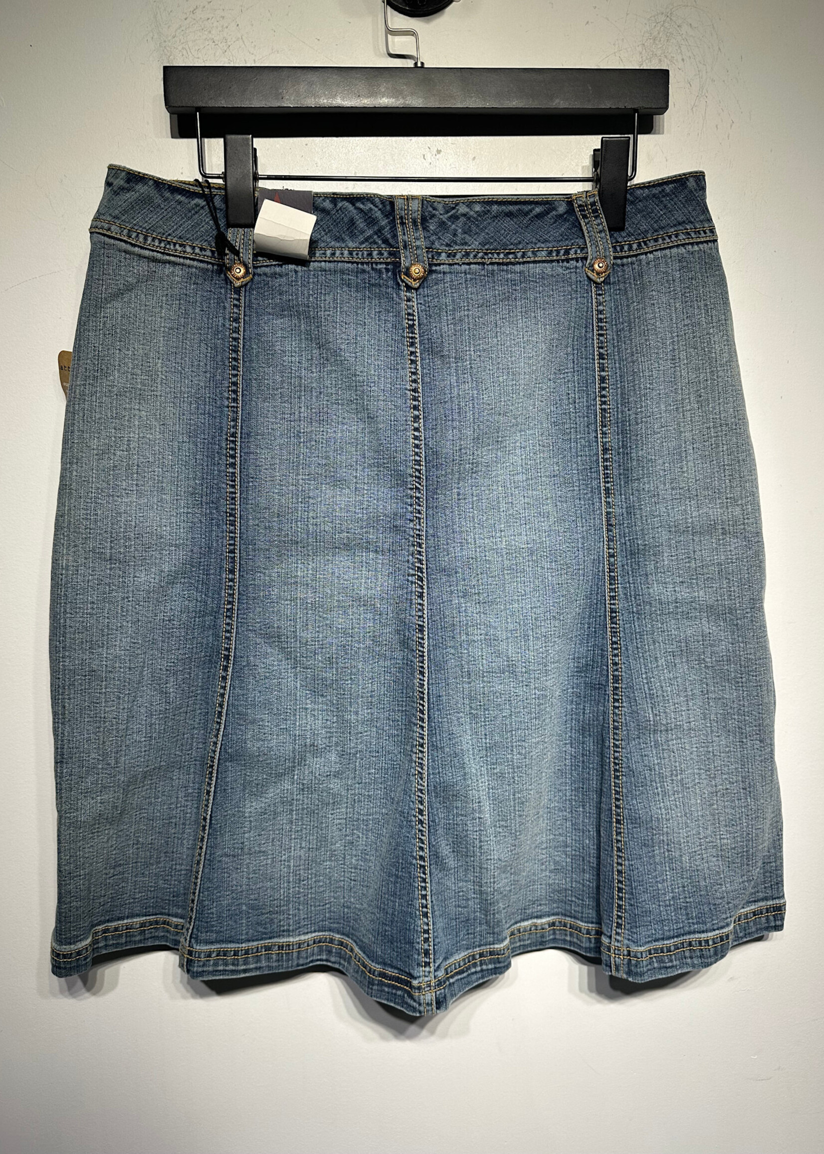 NWT Jean Star Denim Midi Skirt 33