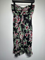 Laundry Vintage Pink Green Black Dress 4/XS