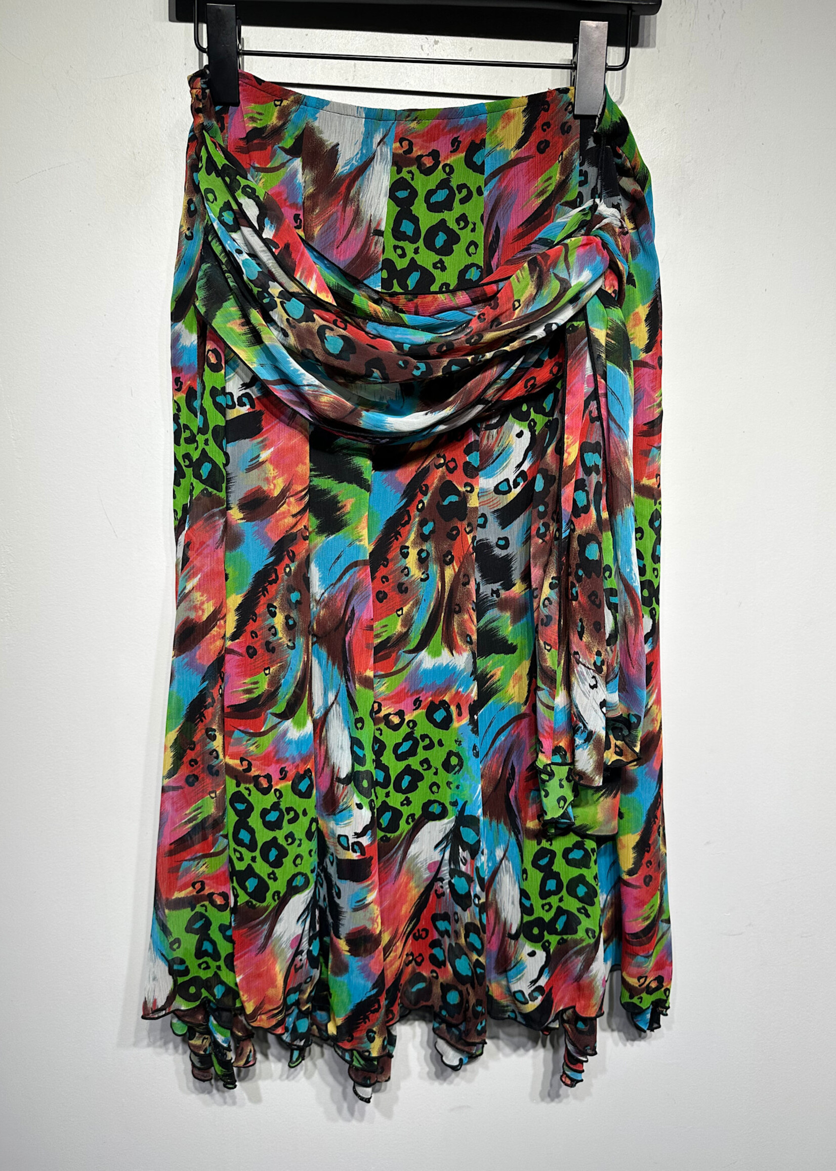 Linea Domani Rainbow Cheetah Skirt 27