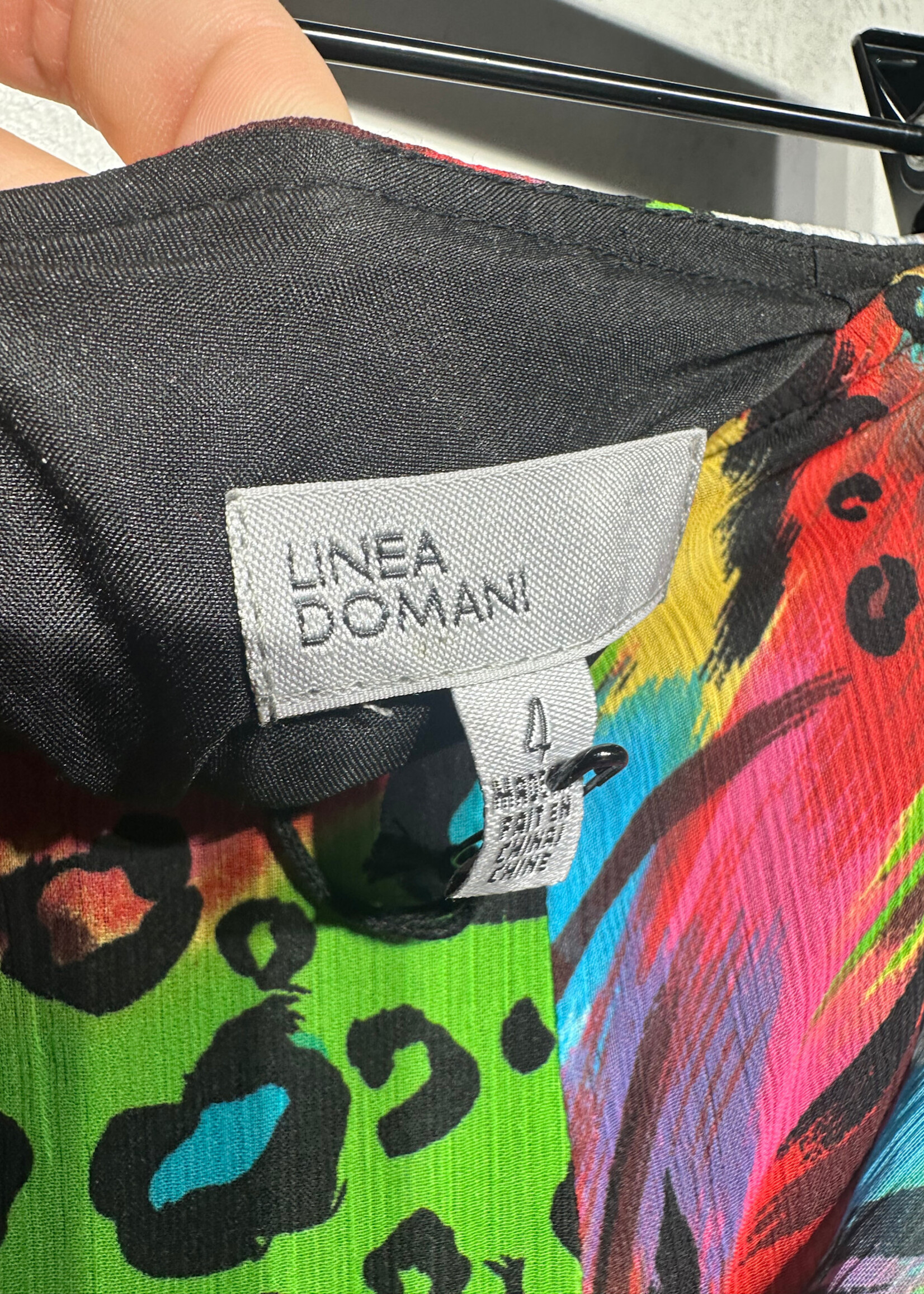 Linea Domani Rainbow Cheetah Skirt 27