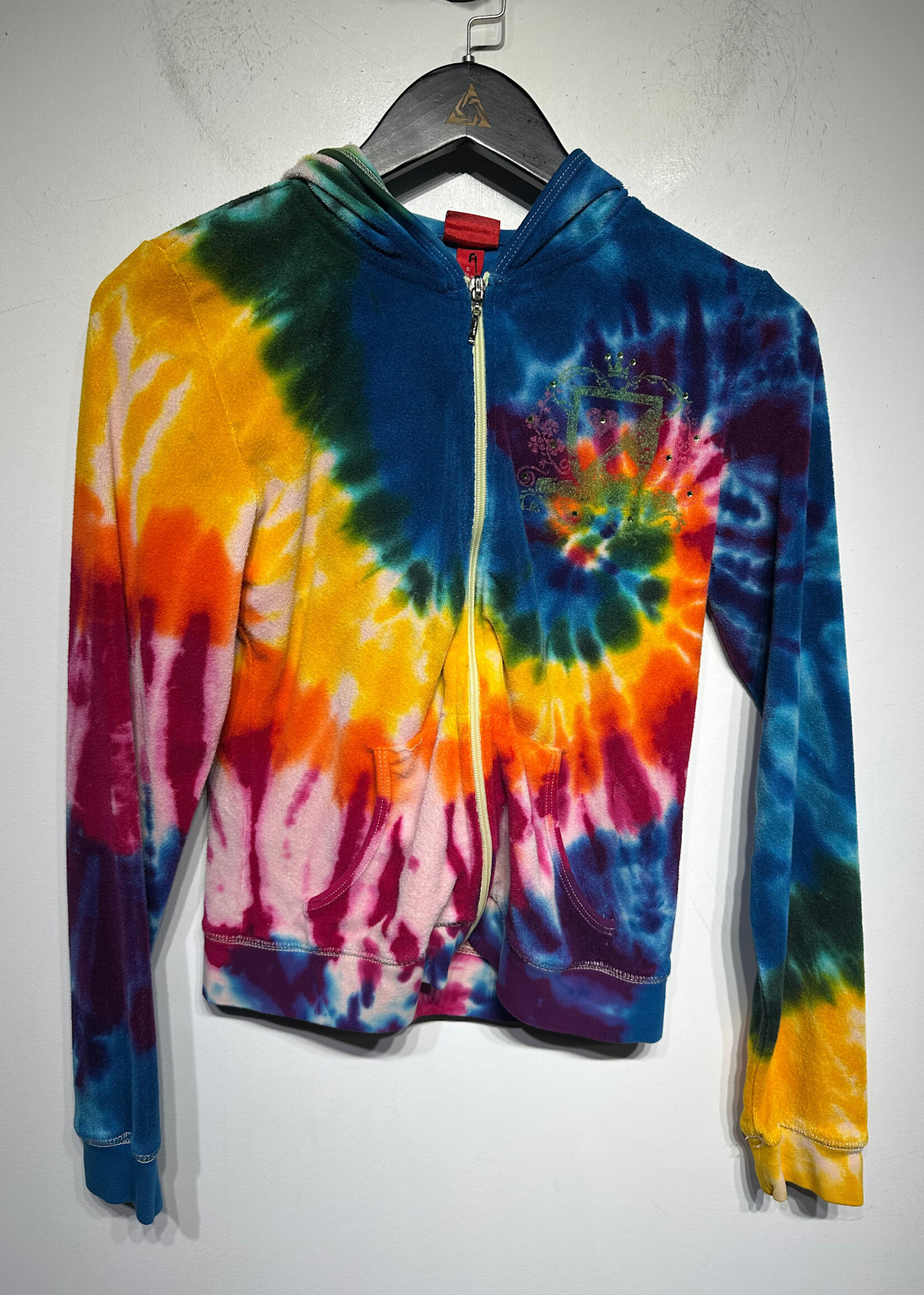 Mossimo Dyed Zip Up Hoodie Fem S