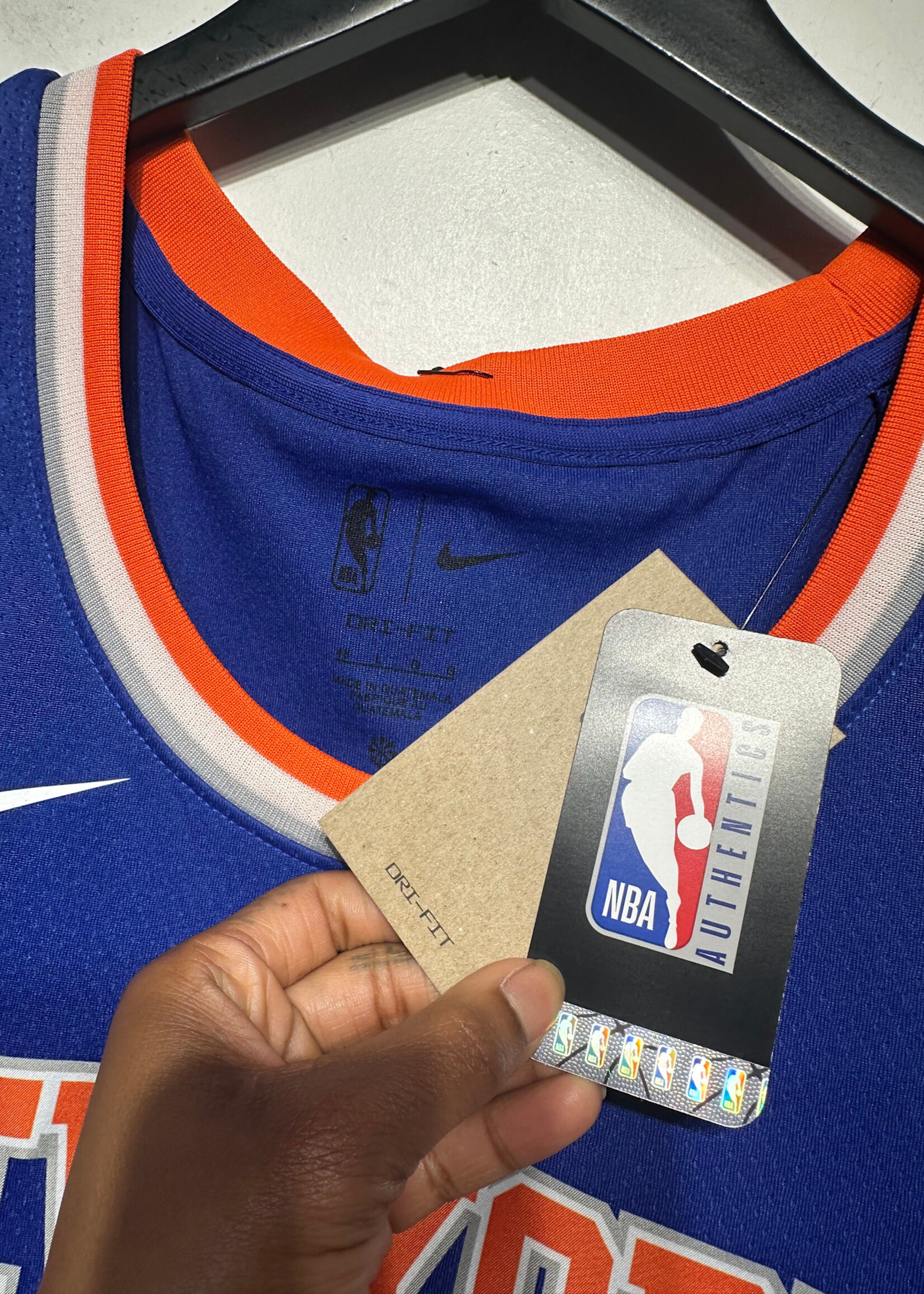 NWT Nike NY Knicks Barrett Jersey L