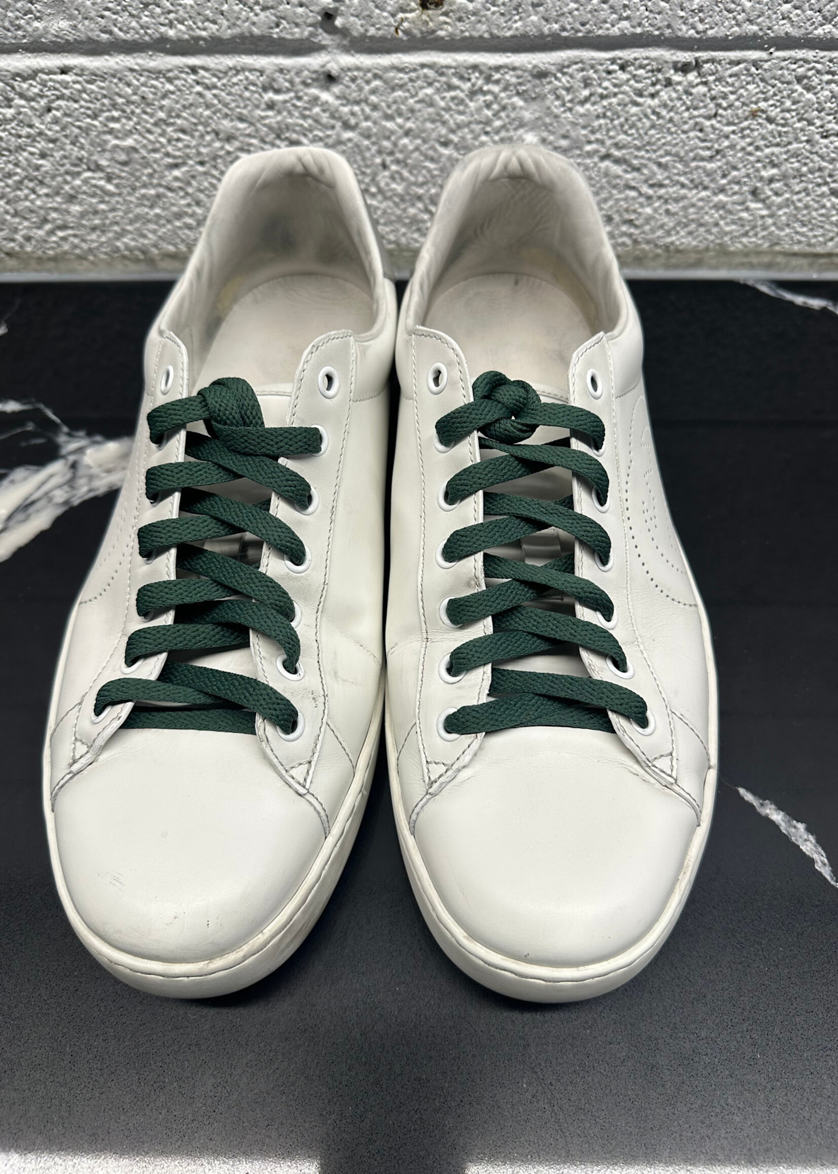 Gucci Ace White Logo Sneakers Masc 11.5