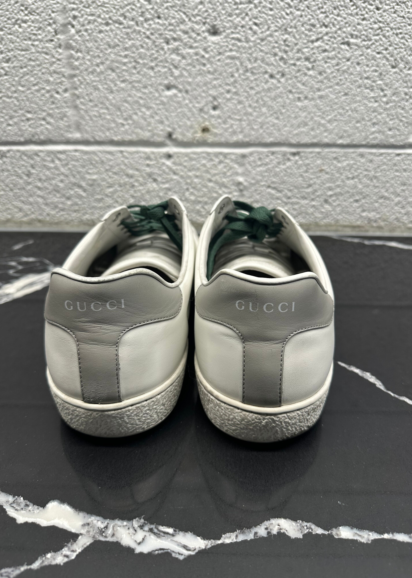 Gucci Ace White Logo Sneakers Masc 11.5