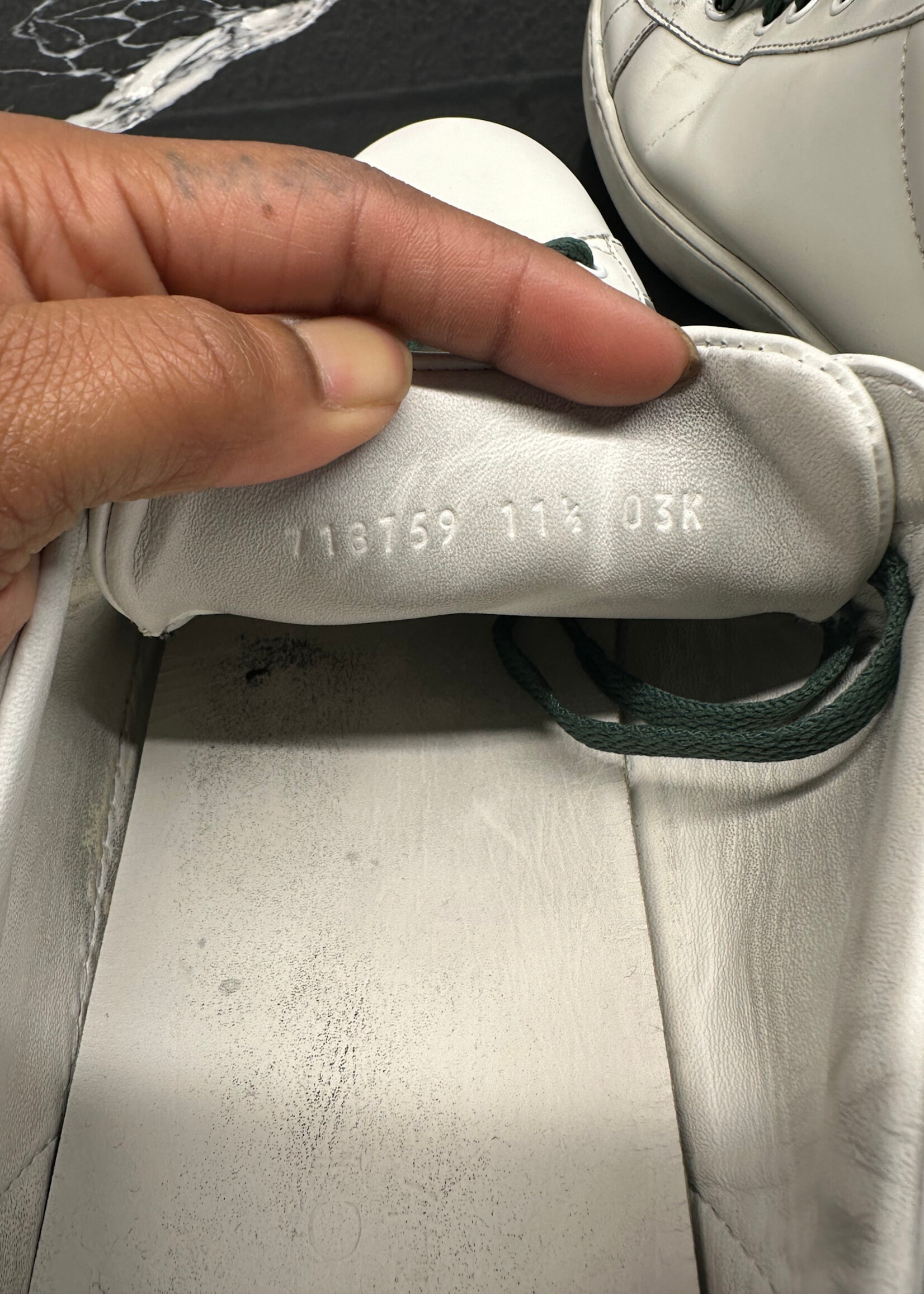 Gucci Ace White Logo Sneakers Masc 11.5