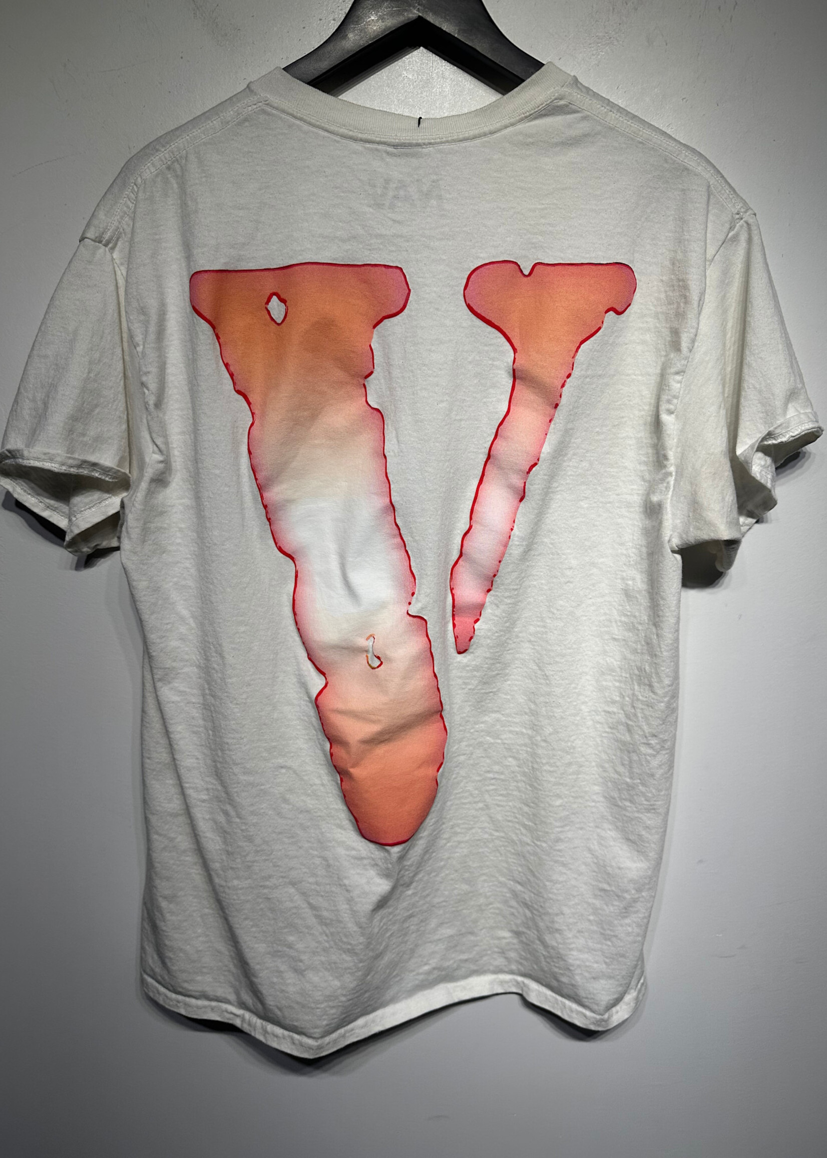 Nav Demons Protected By Angels White Tee L