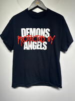 Nav Demons Protected By Angels Black Tee L