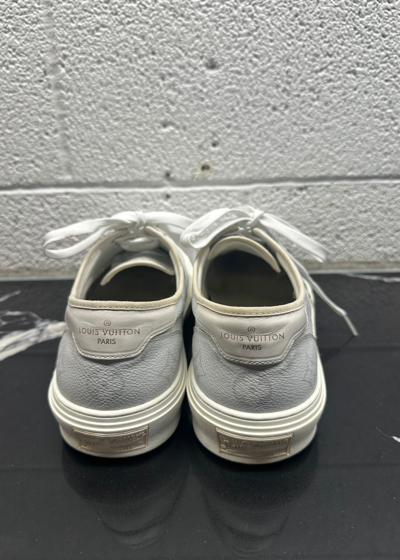 Louis Vuitton White Trocadero Sneakers Masc 9