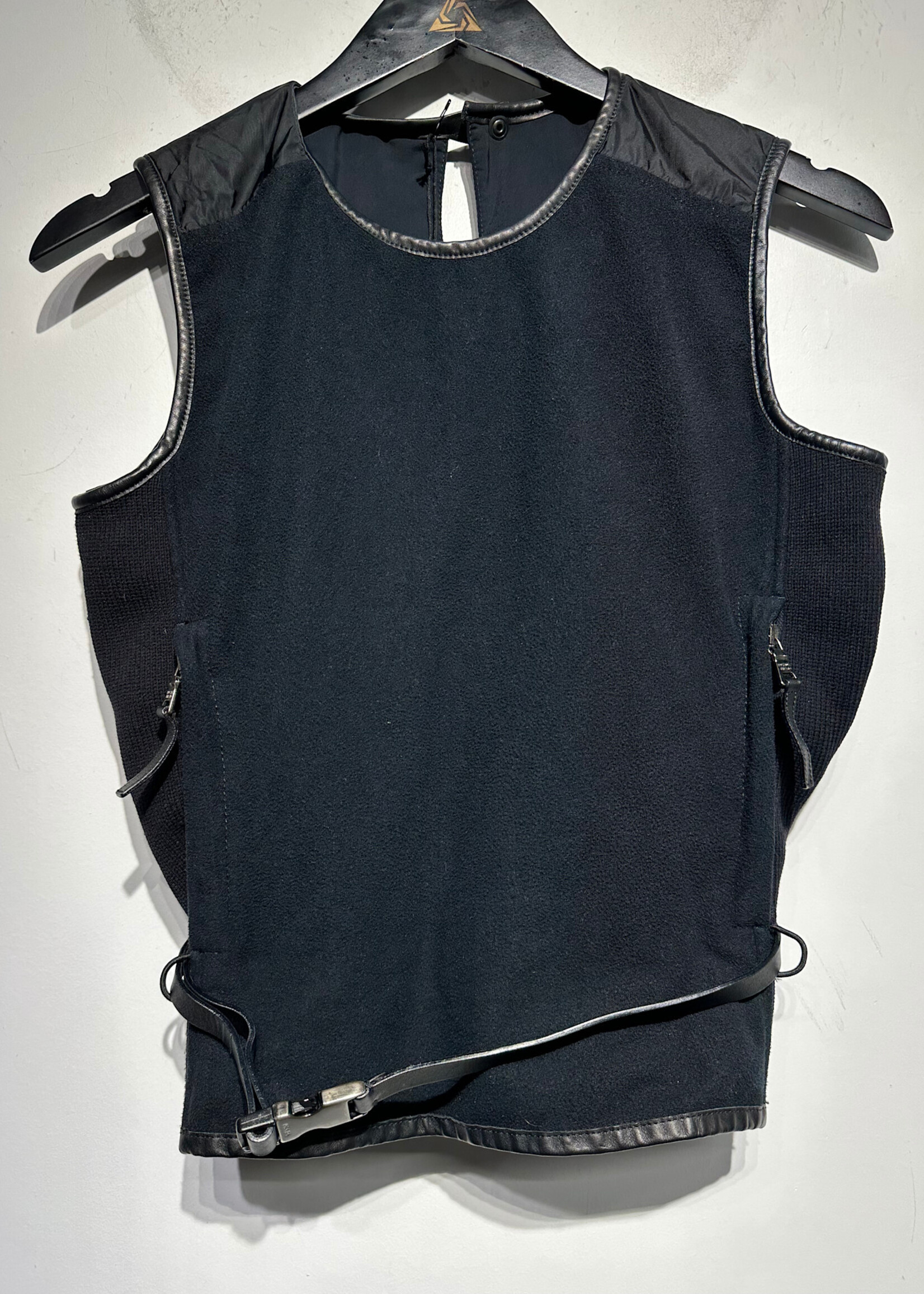 Prada Y2K Fleece Belted Vest M