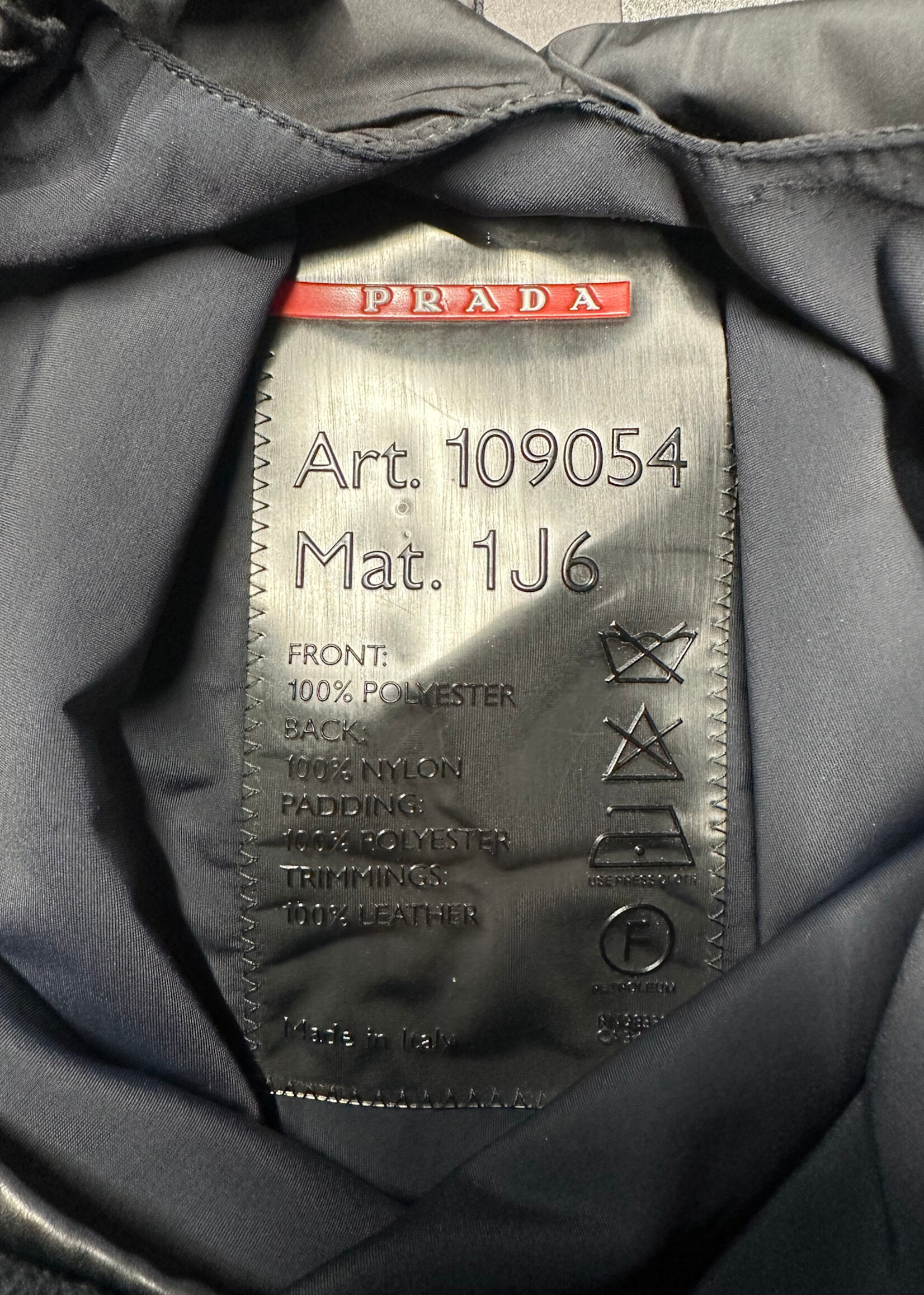 Prada Y2K Fleece Belted Vest M