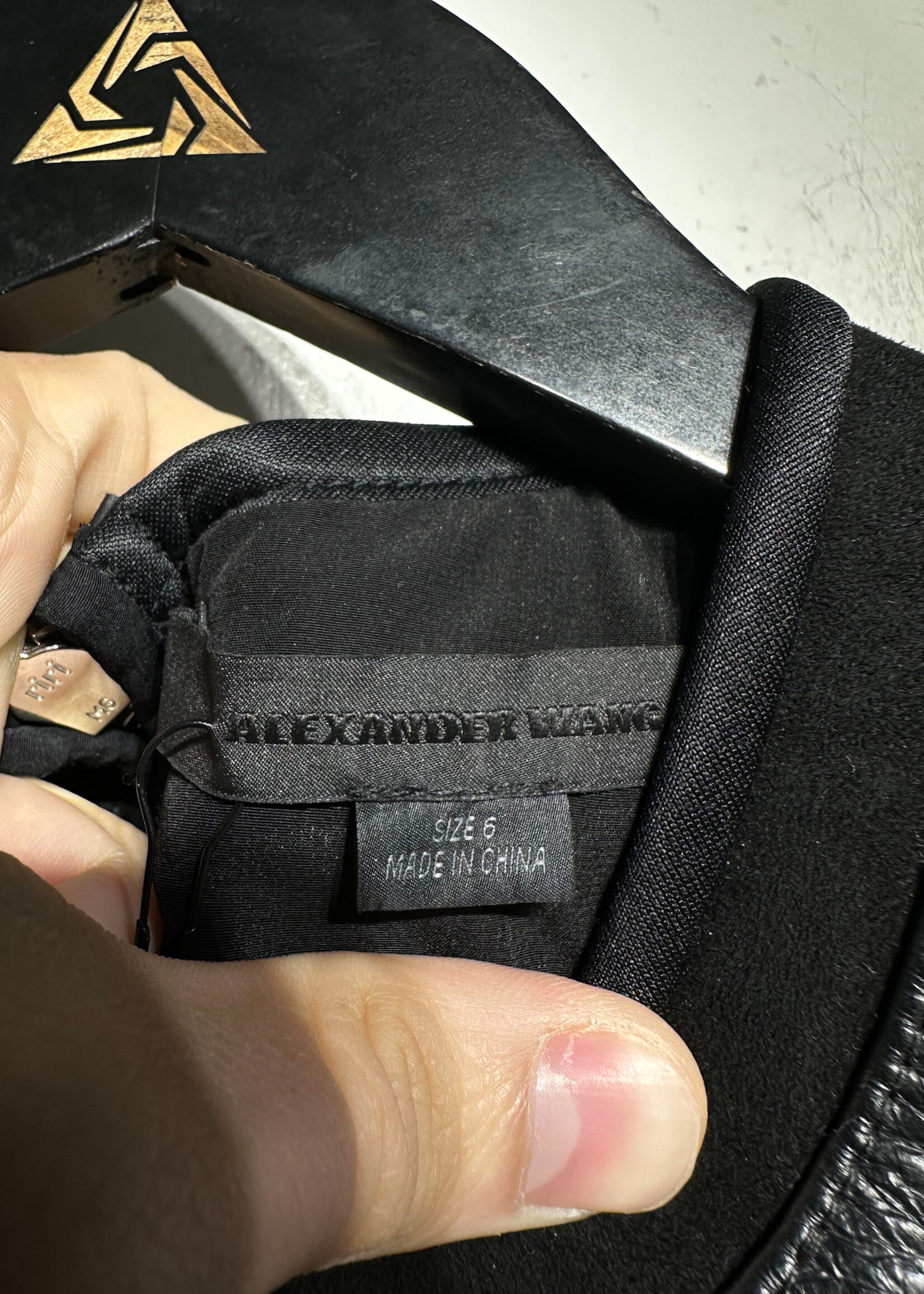 Alexander Wang Leather Moto Vest 6/S