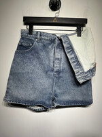 Y Project Fold Over Denim Shorts 30