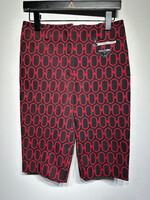 NWT Prada Red Black Capri Pants 28