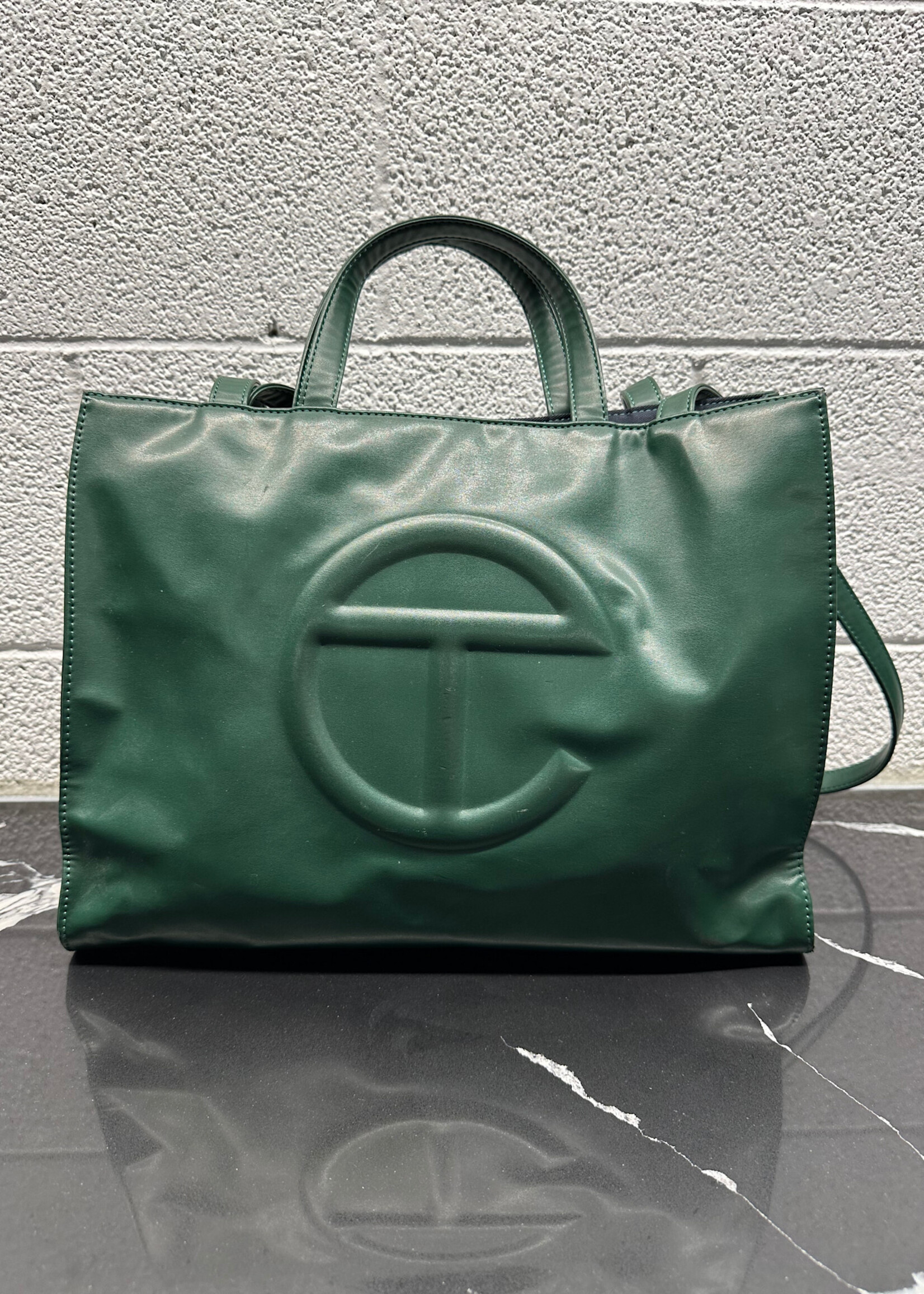 Telfar Forest Green Medium Shopper