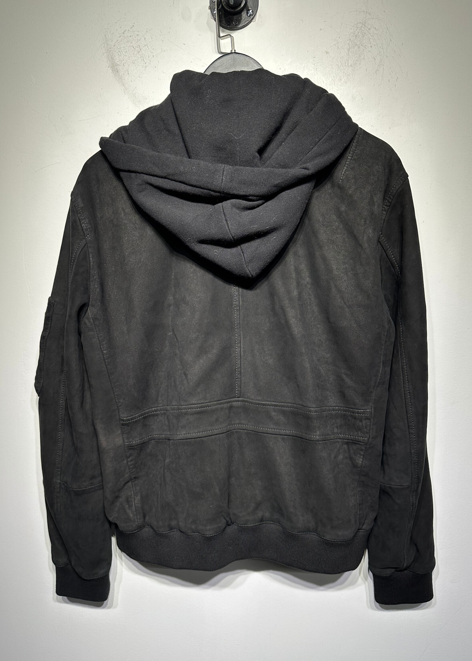 Allsaints Black Suede Jacket S