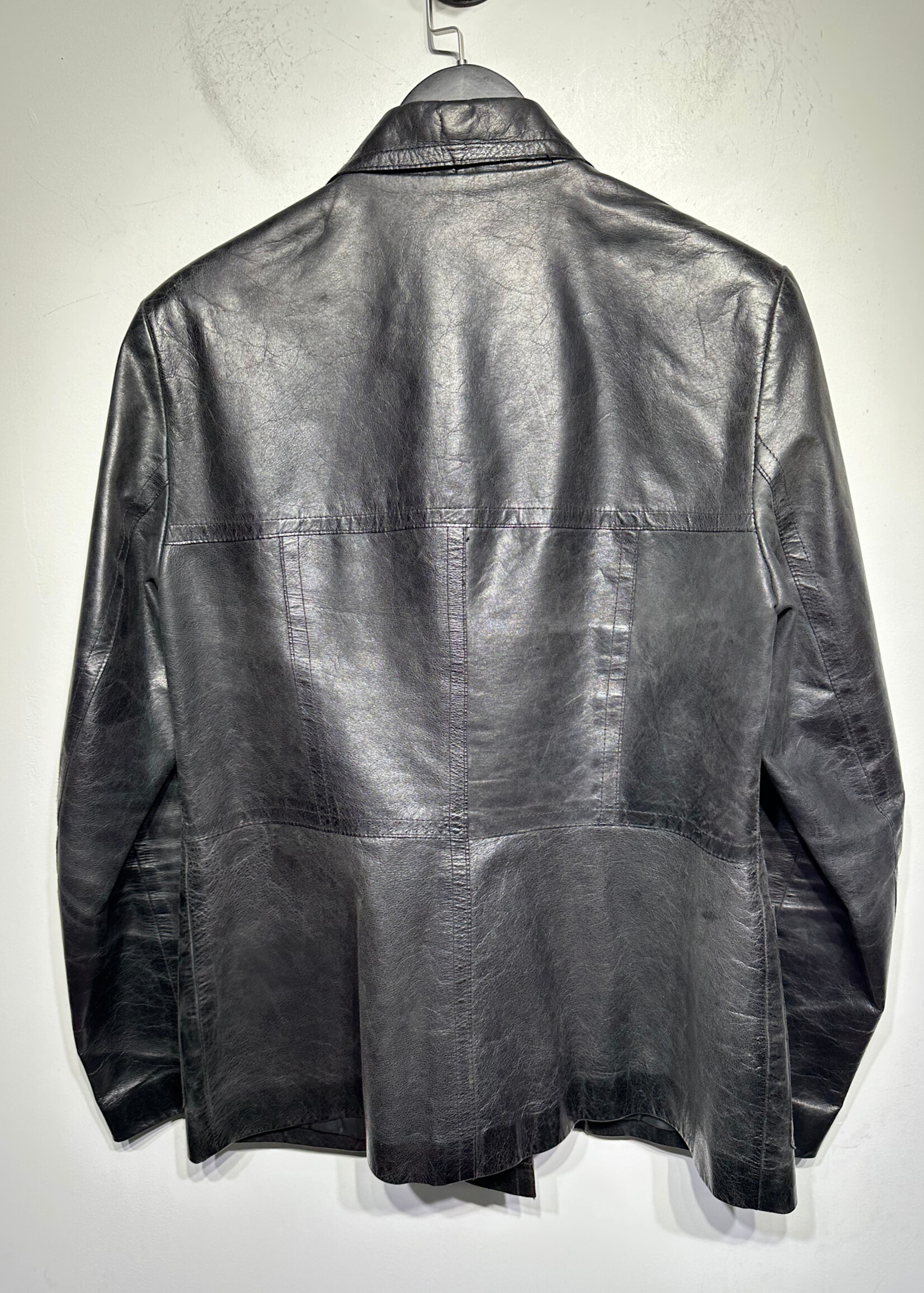 John Carlisle Vintage Leather Jacket Fem L