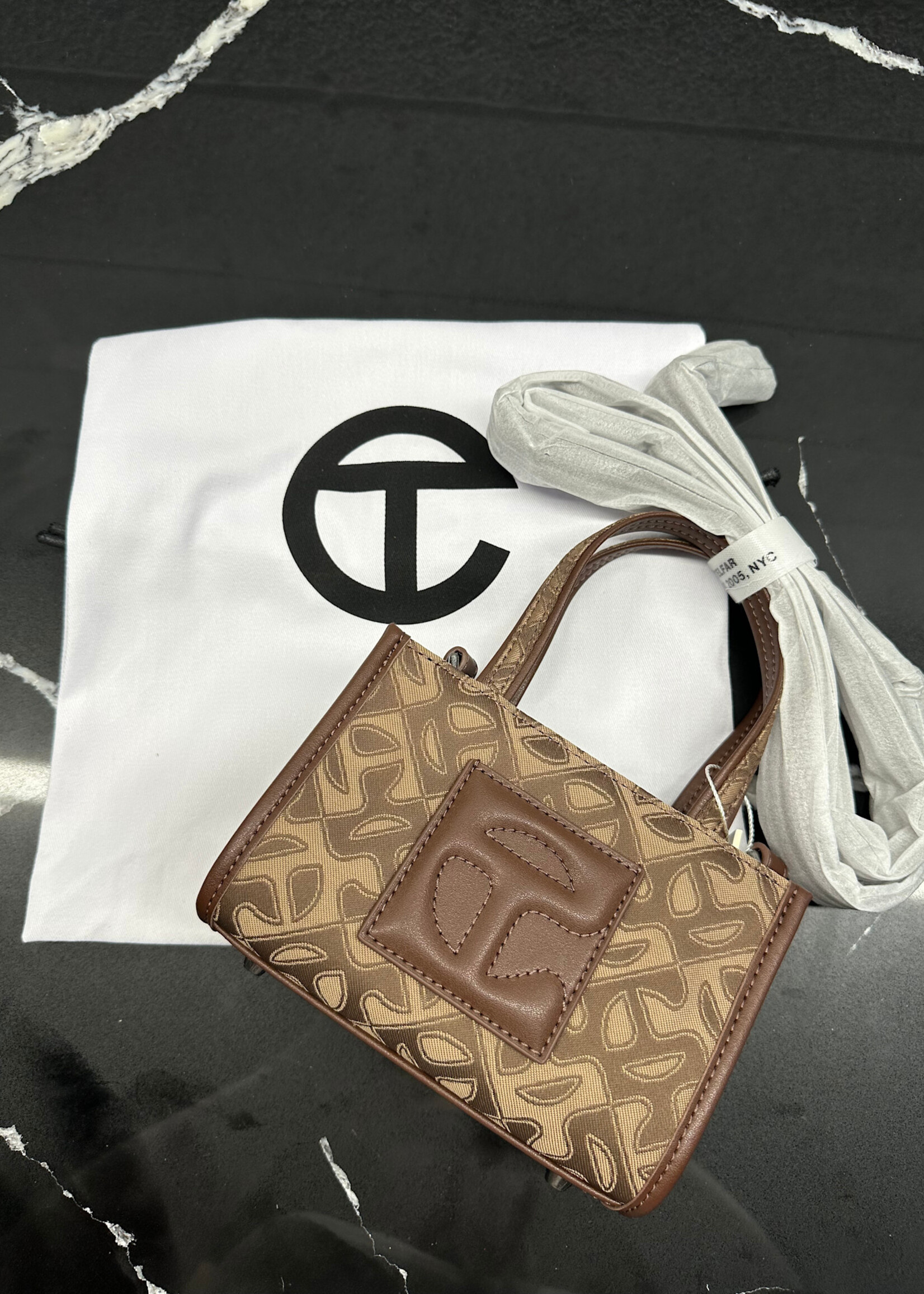 Telfar Jacquard Small Shopper NWT