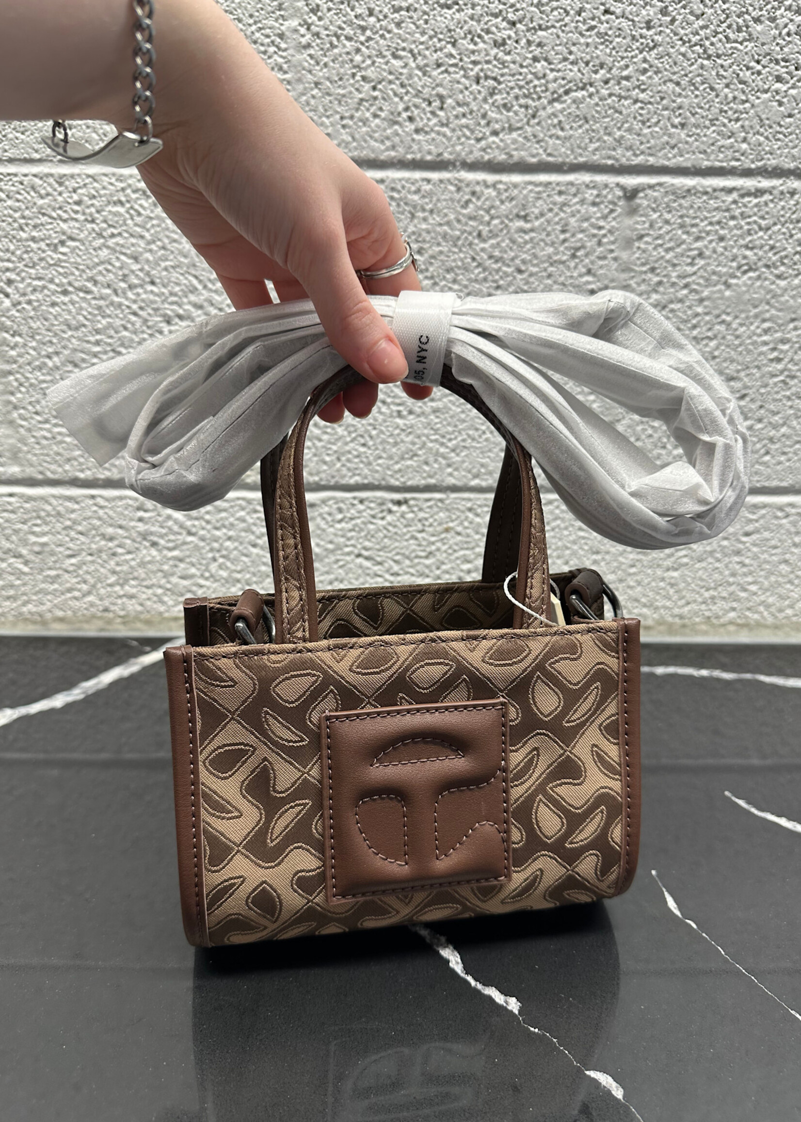 Telfar Jacquard Small Shopper NWT