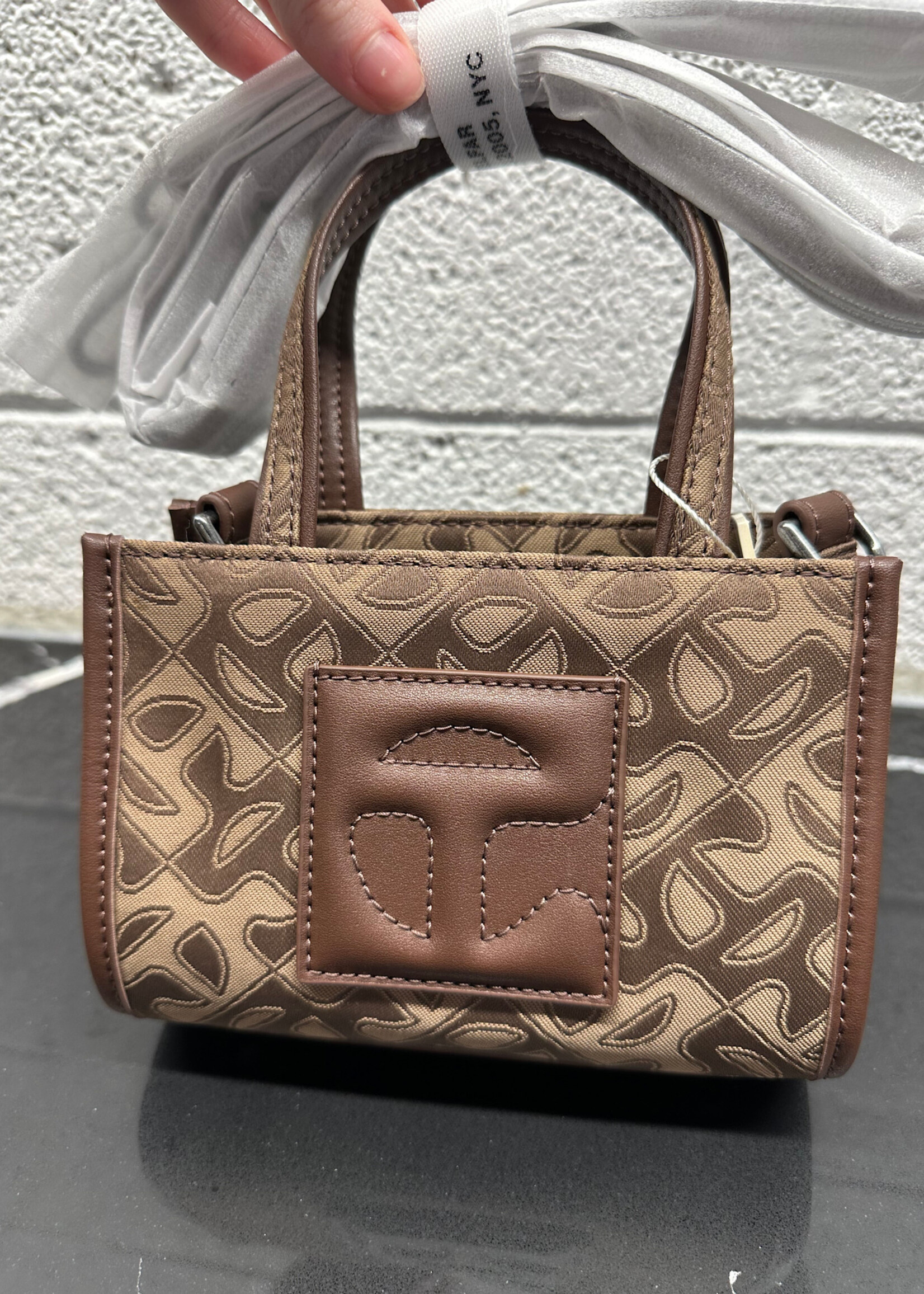 Telfar Jacquard Small Shopper NWT