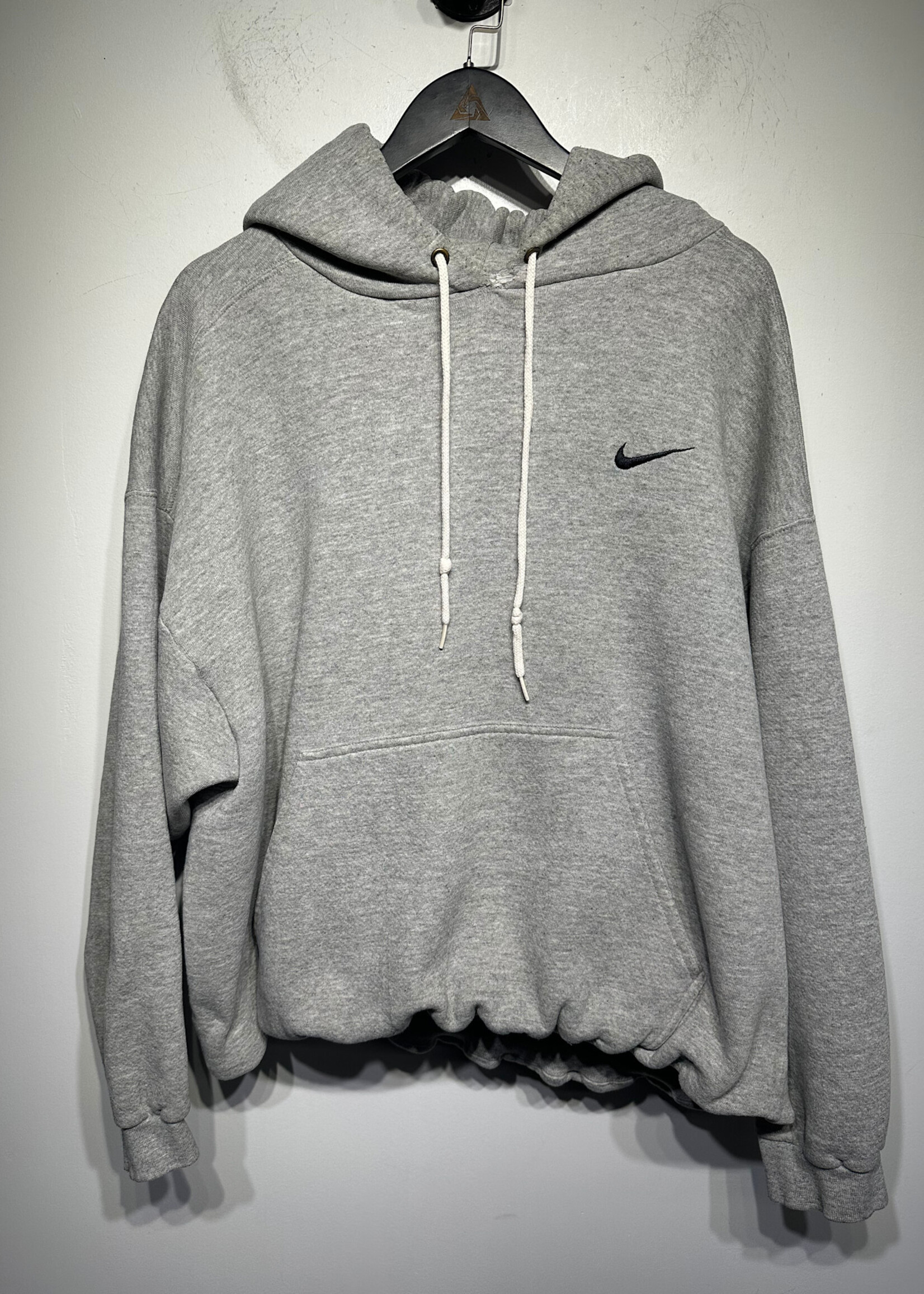 90s Nike Grey Swoosh Hoodie As Is XL