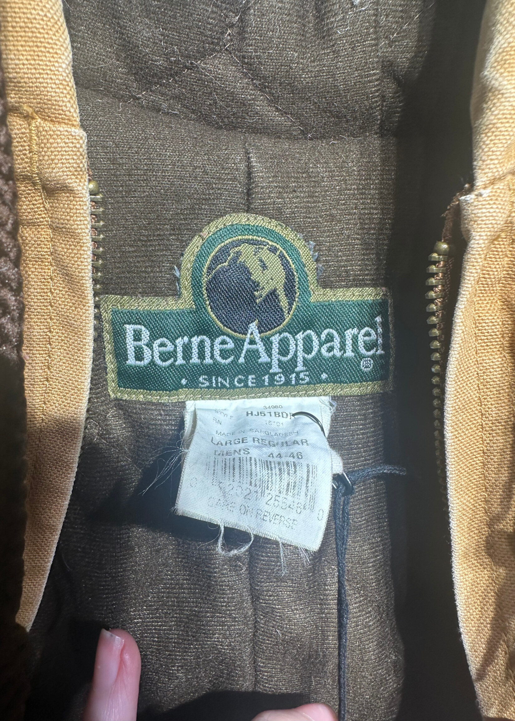 Berne Apparel Workwear Jacket As Is L