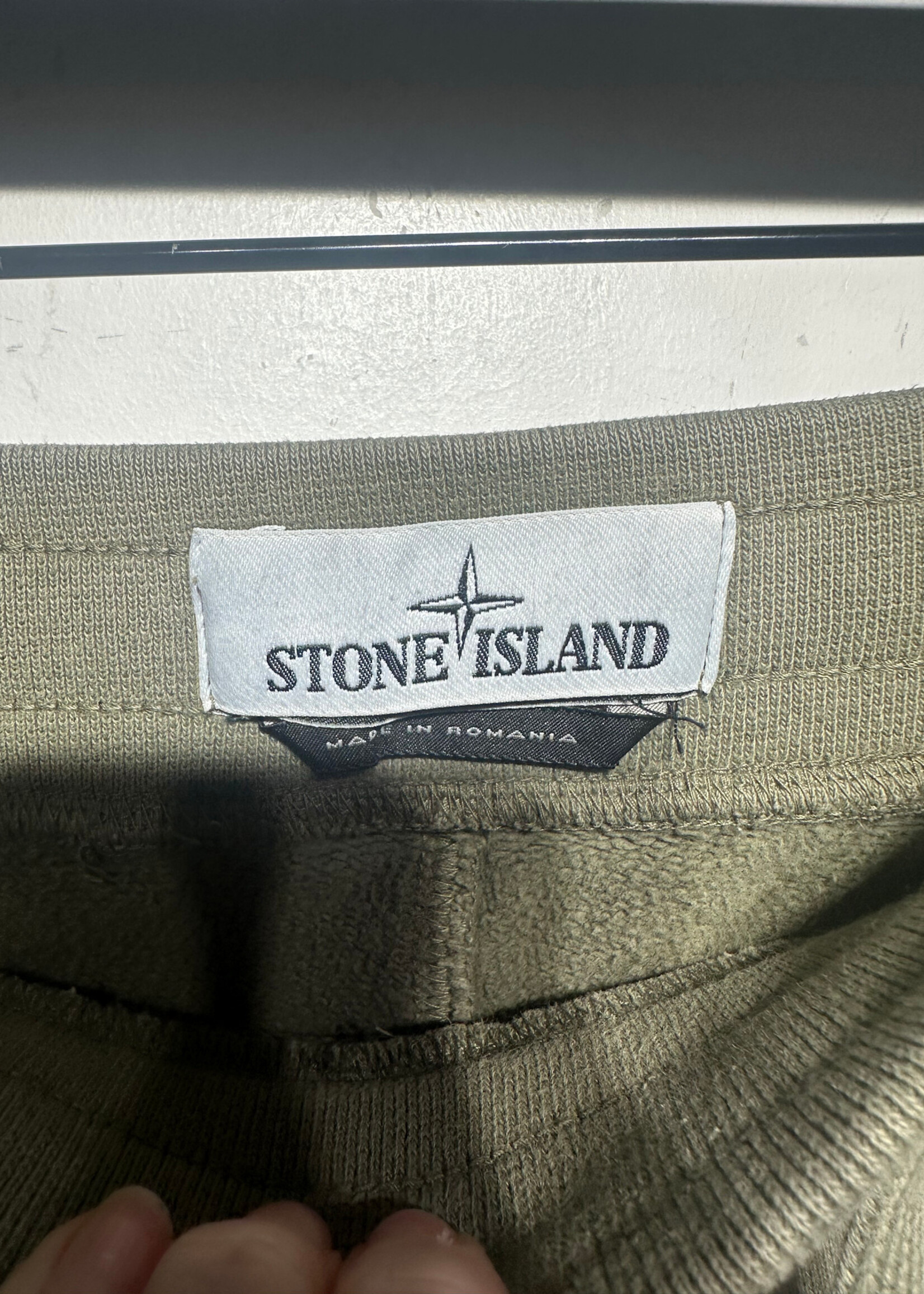 Stone Island Green Cargo Joggers Masc 36
