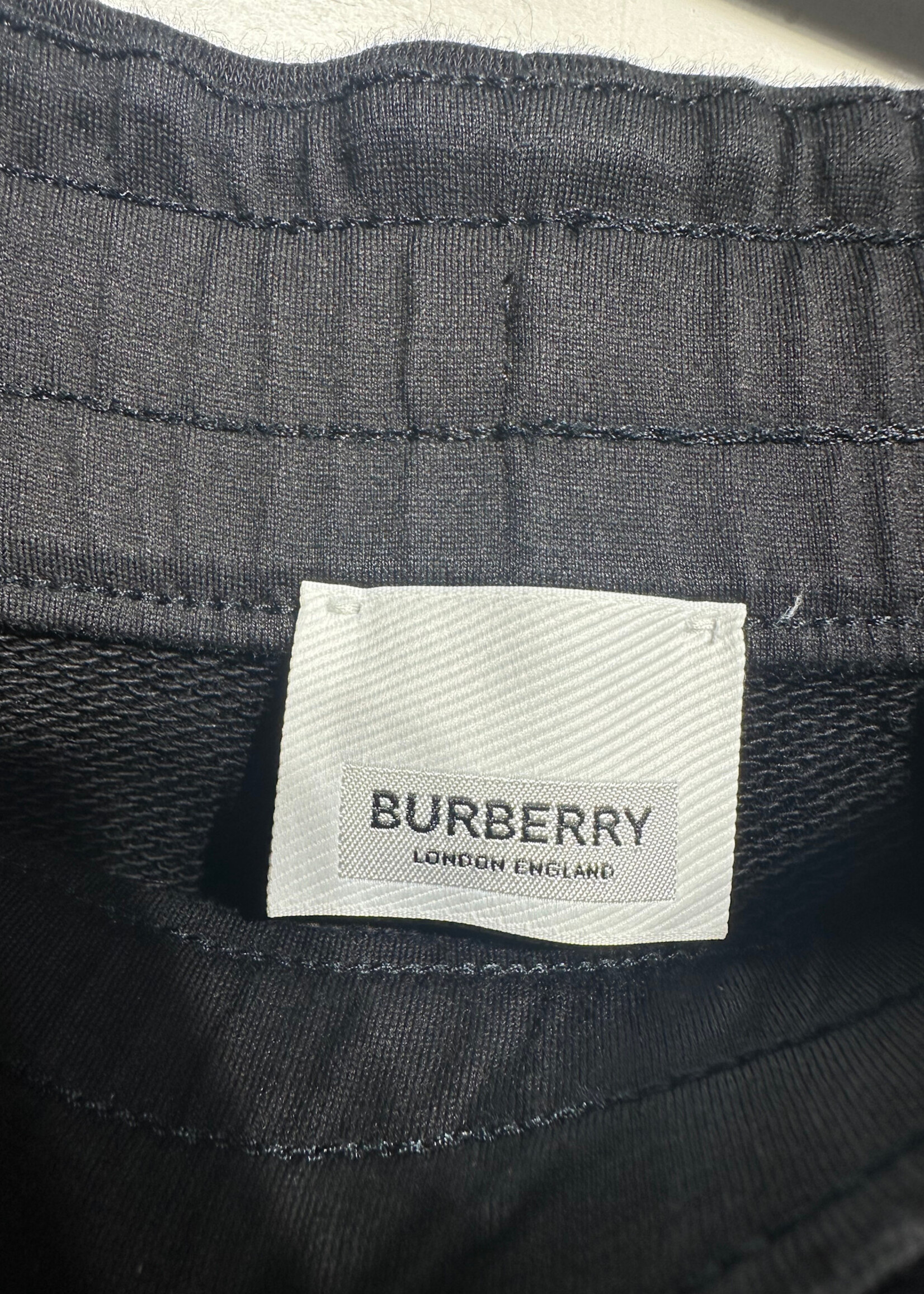 BURBERRY BLACK BOX LOGO PANTS AS IS XS