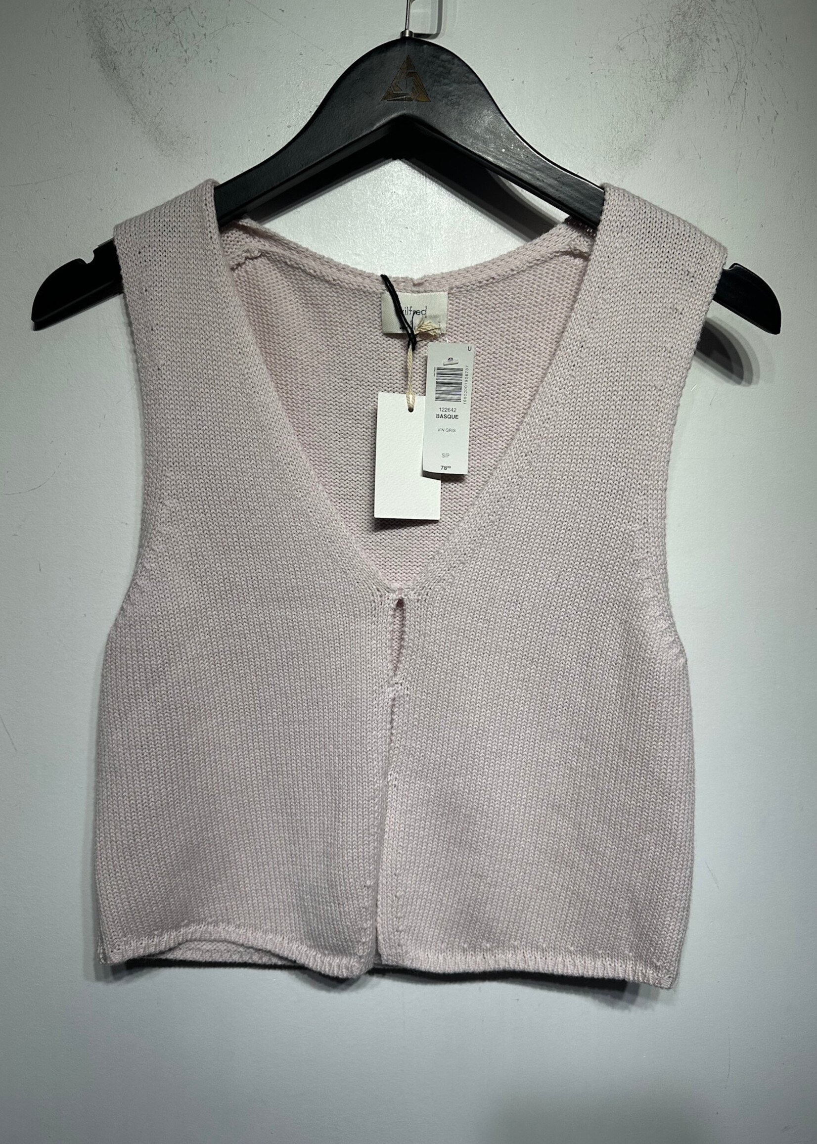 NWT Wilfred Light Pink Knit Tank S