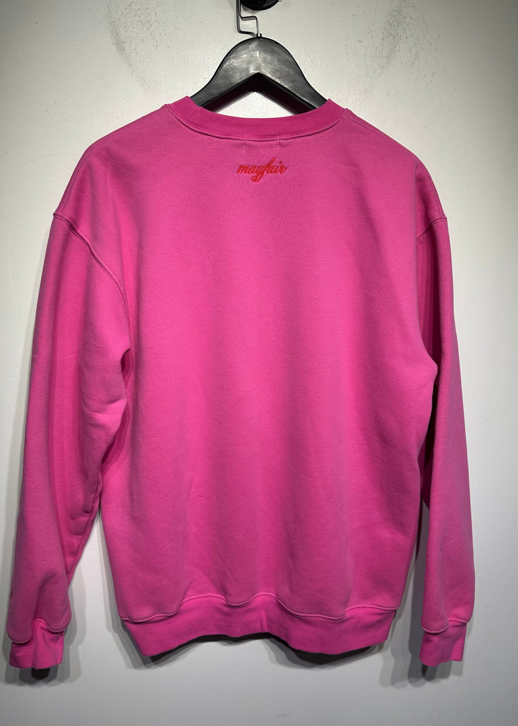 MAYFAIR GROUP PINK SWEATER XS