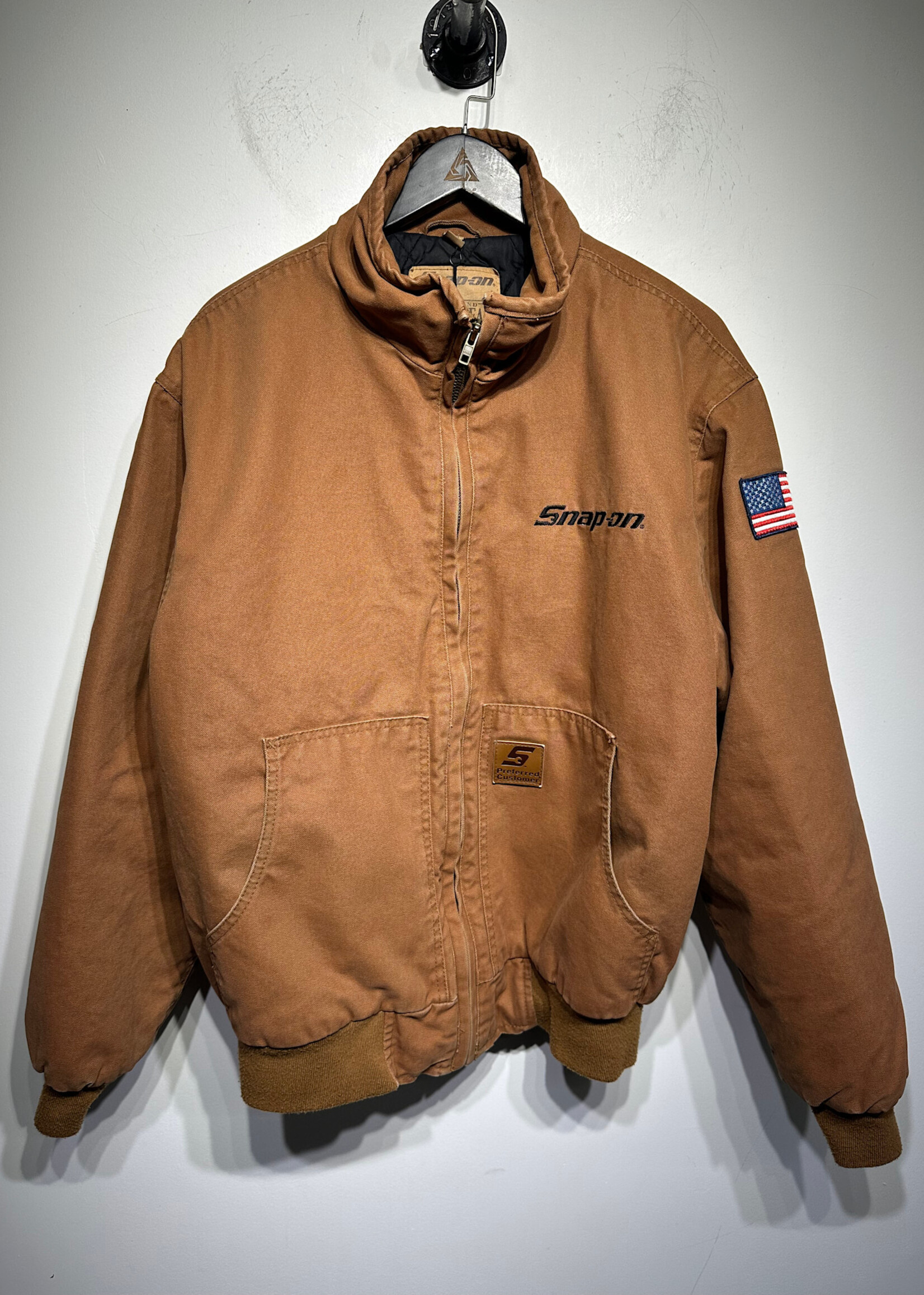 Snap On Brown Workwear Jacket L AS IS