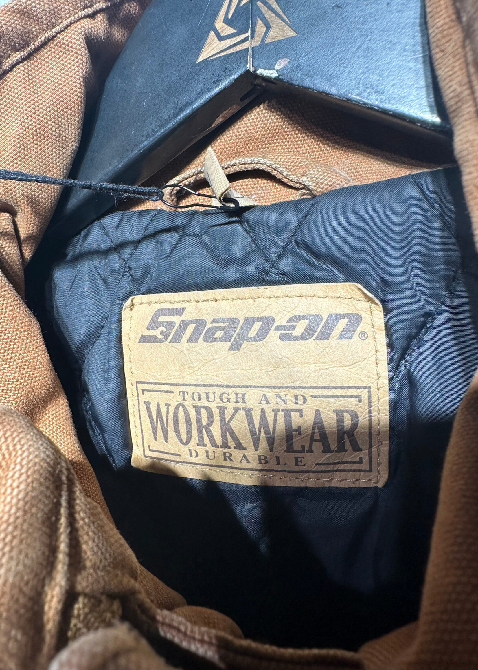 Snap On Brown Workwear Jacket L AS IS