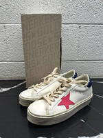 GOLDEN GOOSE WHITE/ PINK STAR SHOES