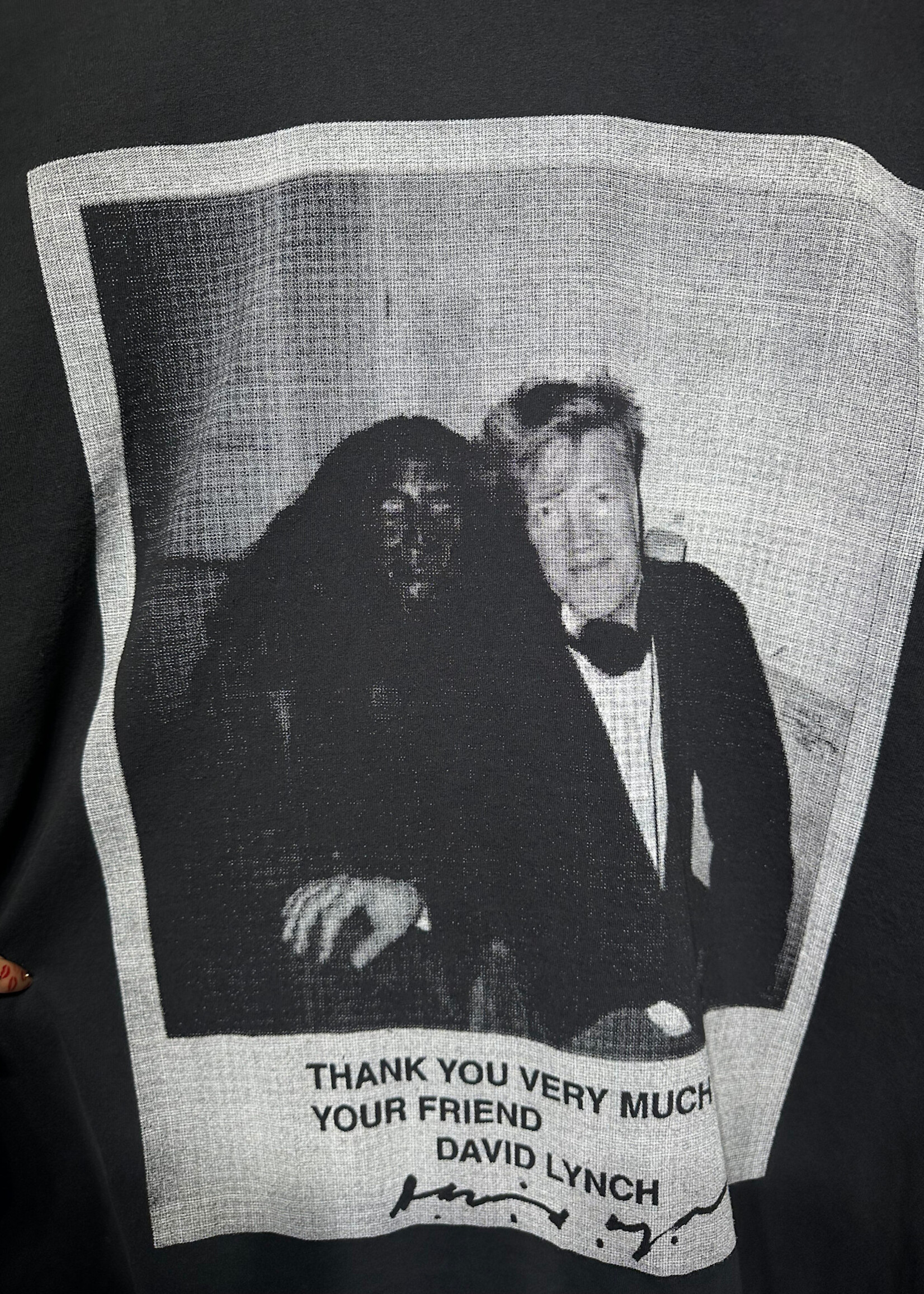 Thank you Very Much Black David Lynch Tee 2XL