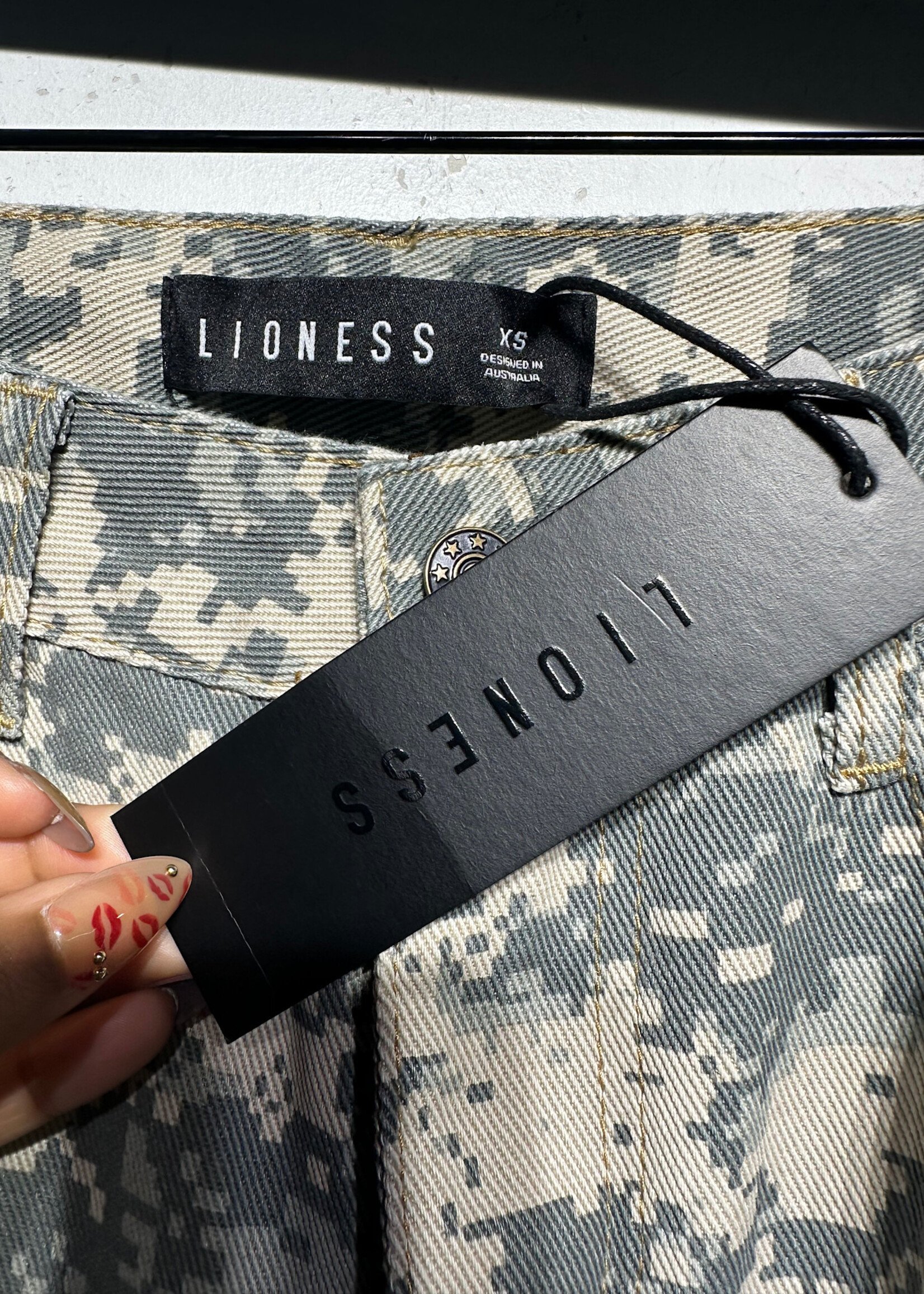 Lioness Digi Camo Wide Leg Cargos Fem 30"