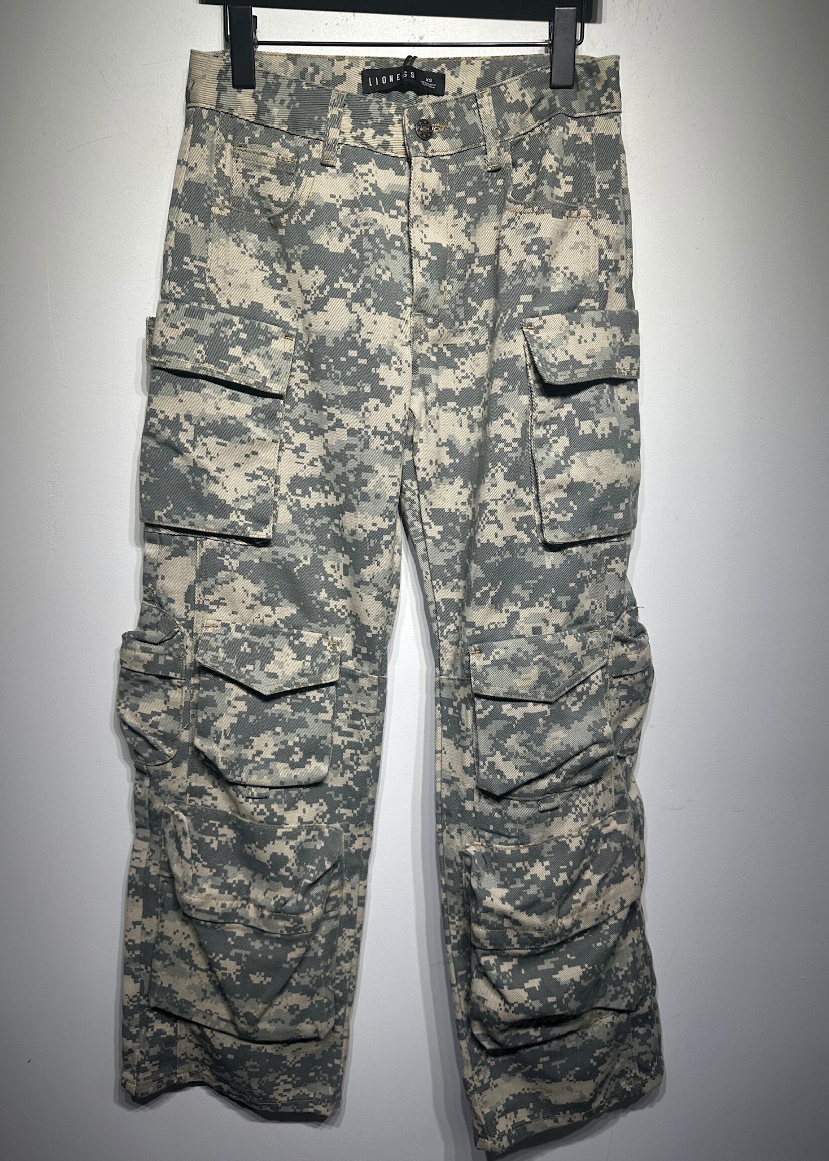 Lioness Digi Camo Wide Leg Cargos Fem 30"