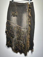 LGP Brown Fringe Maxi Skirt 29