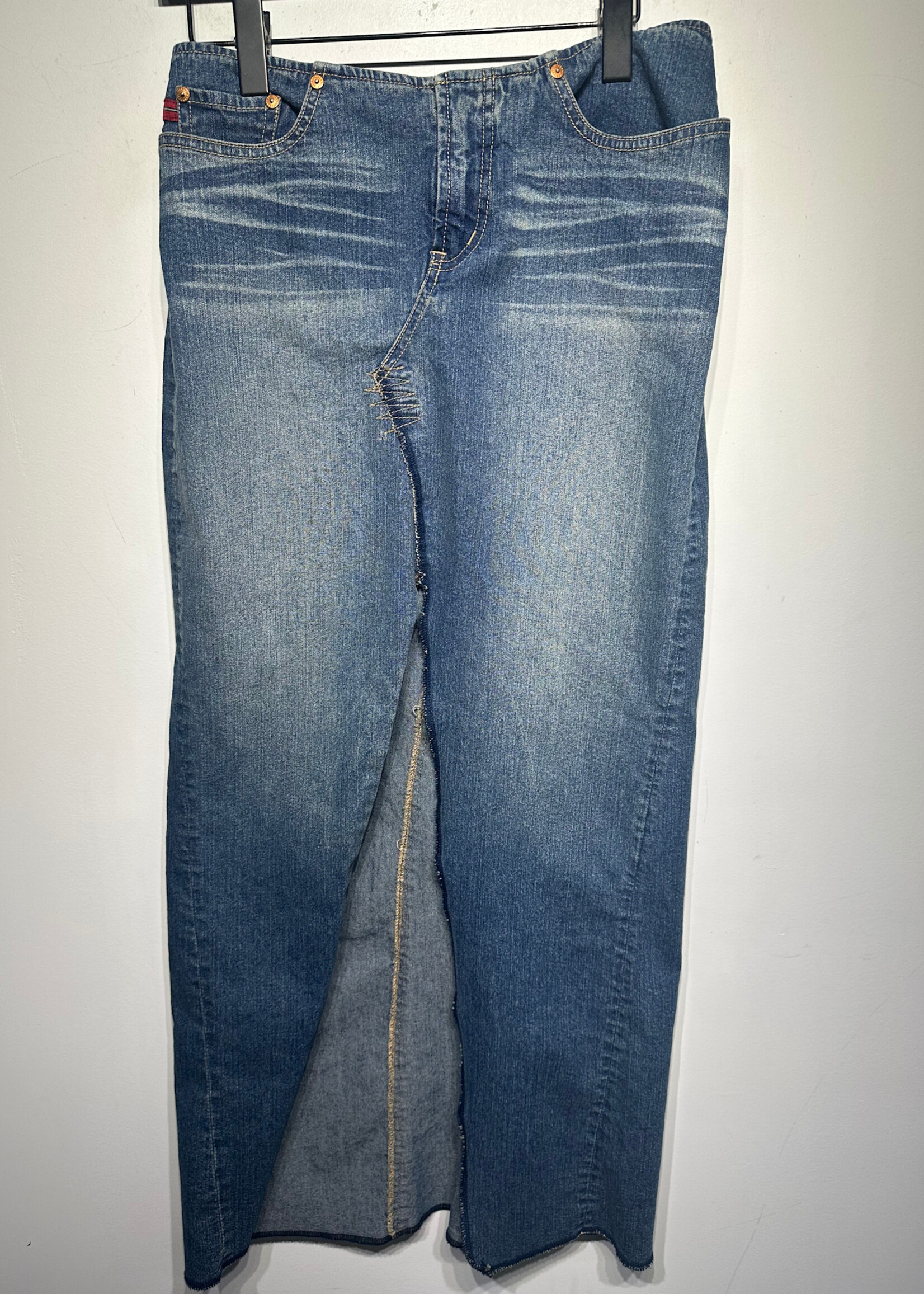 Parasuco Y2K Denim Side Slit Skirt 29