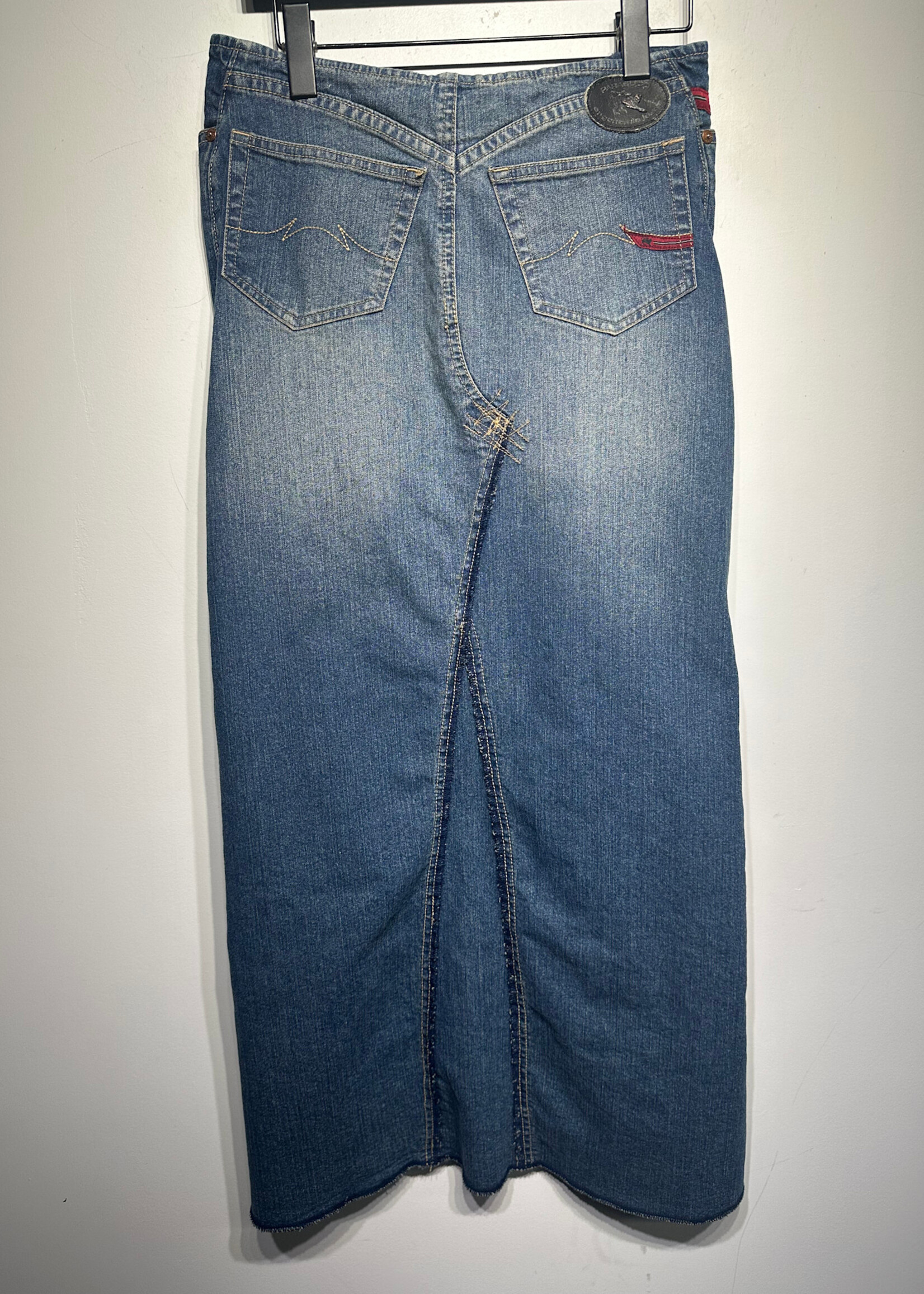 Parasuco Y2K Denim Side Slit Skirt 29