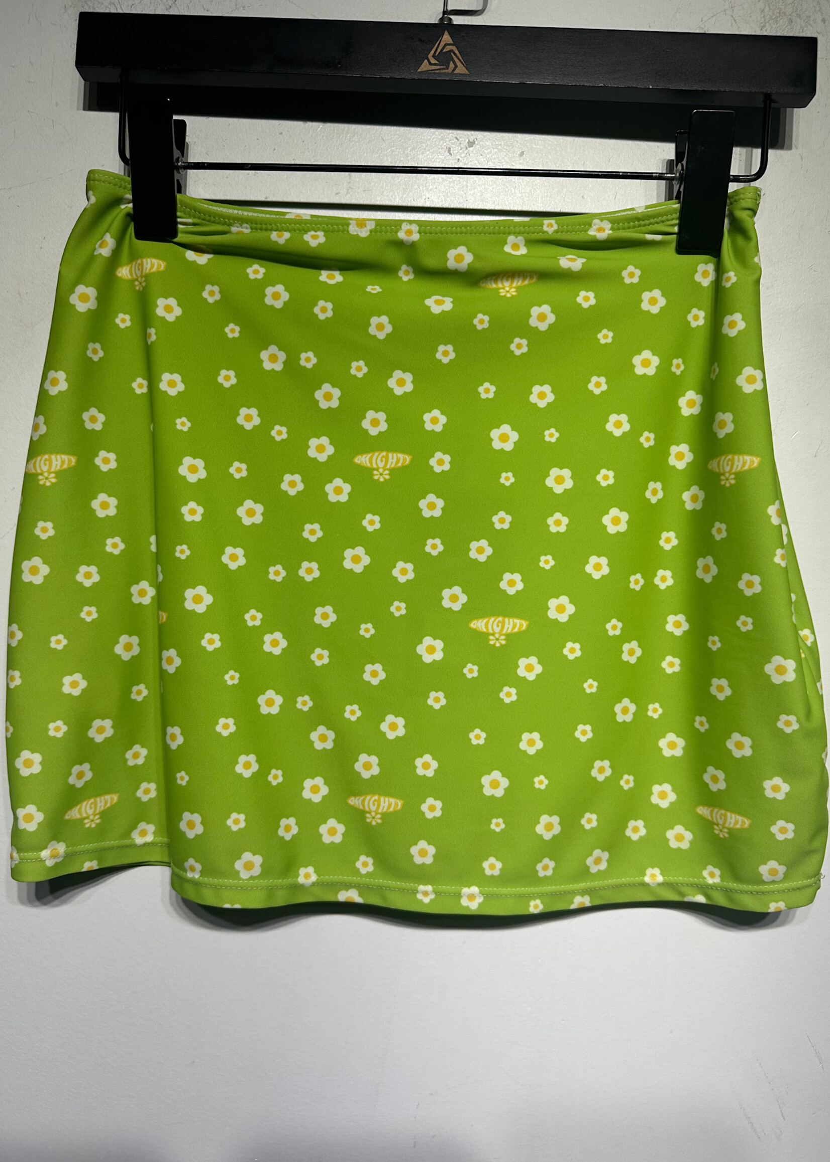 Omighty Green Floral Mini Skirt 25