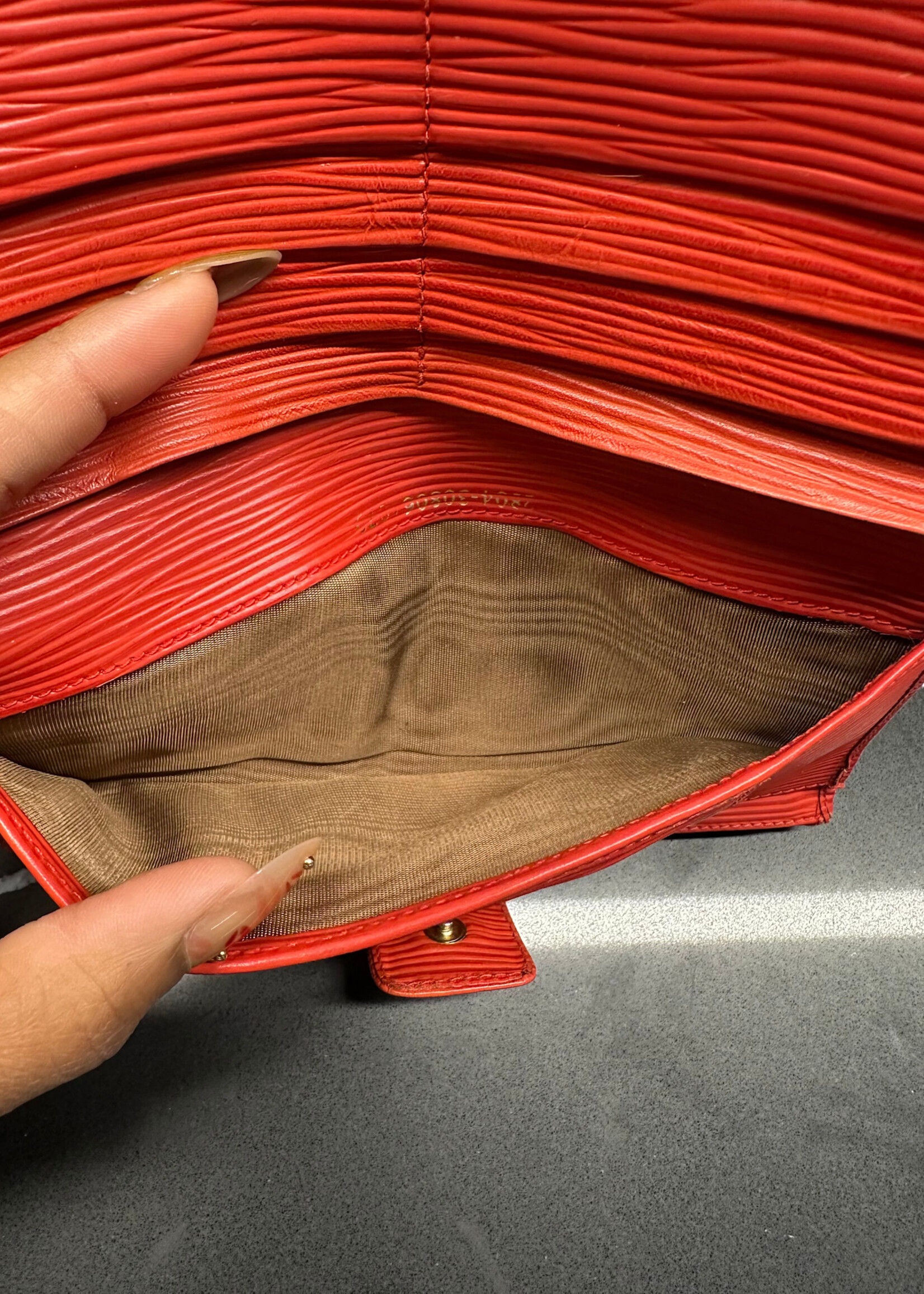 Vintage Fendi Red Epi Wallet