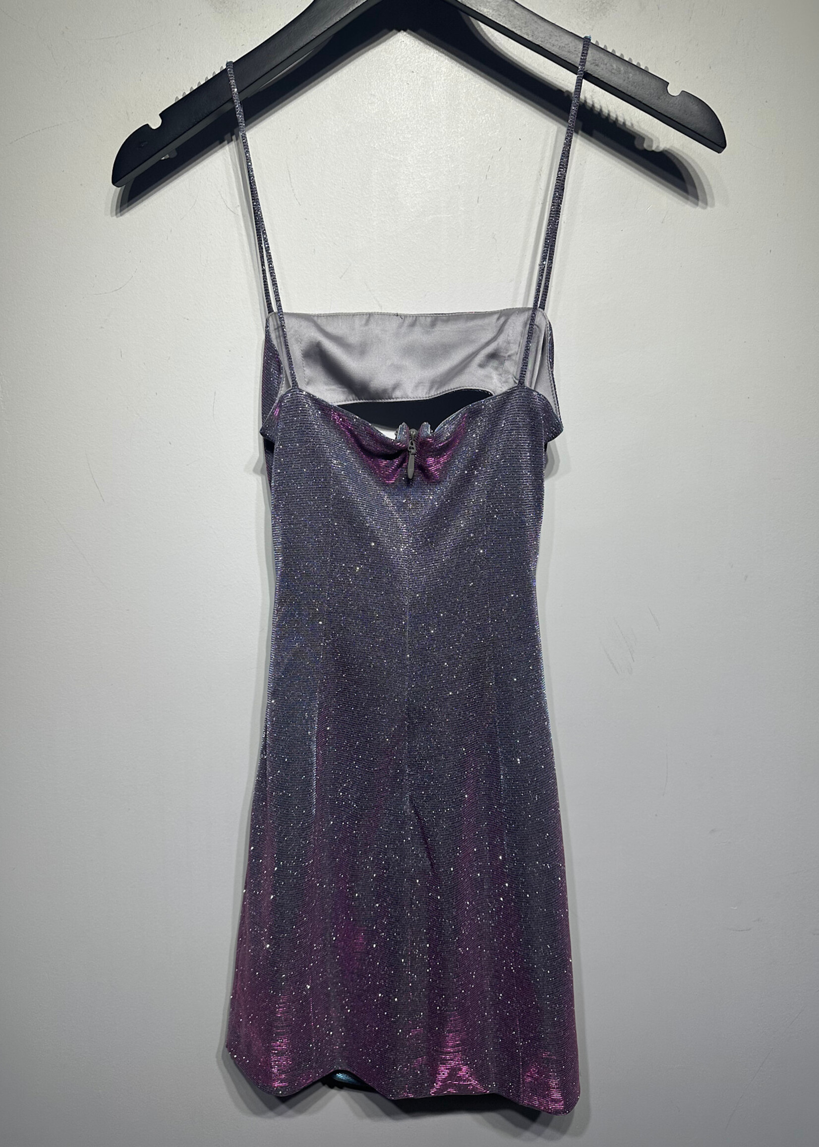 Mistress Rocks Glitter Gradient Dress XS