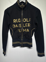 Y2K Puma Black Gold Track Jacket Fem S