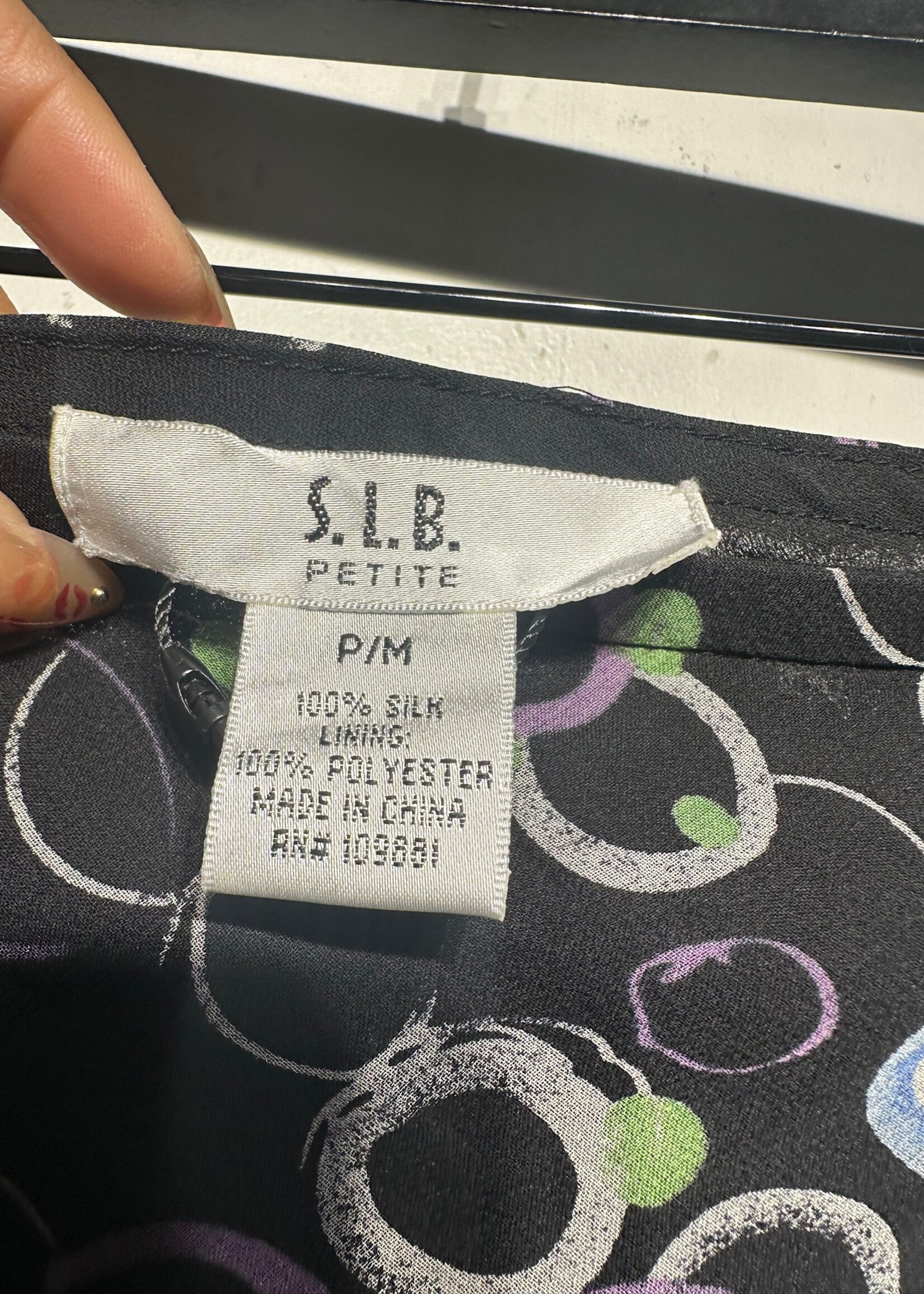 SLB Vintage Circle Print Skirt 32