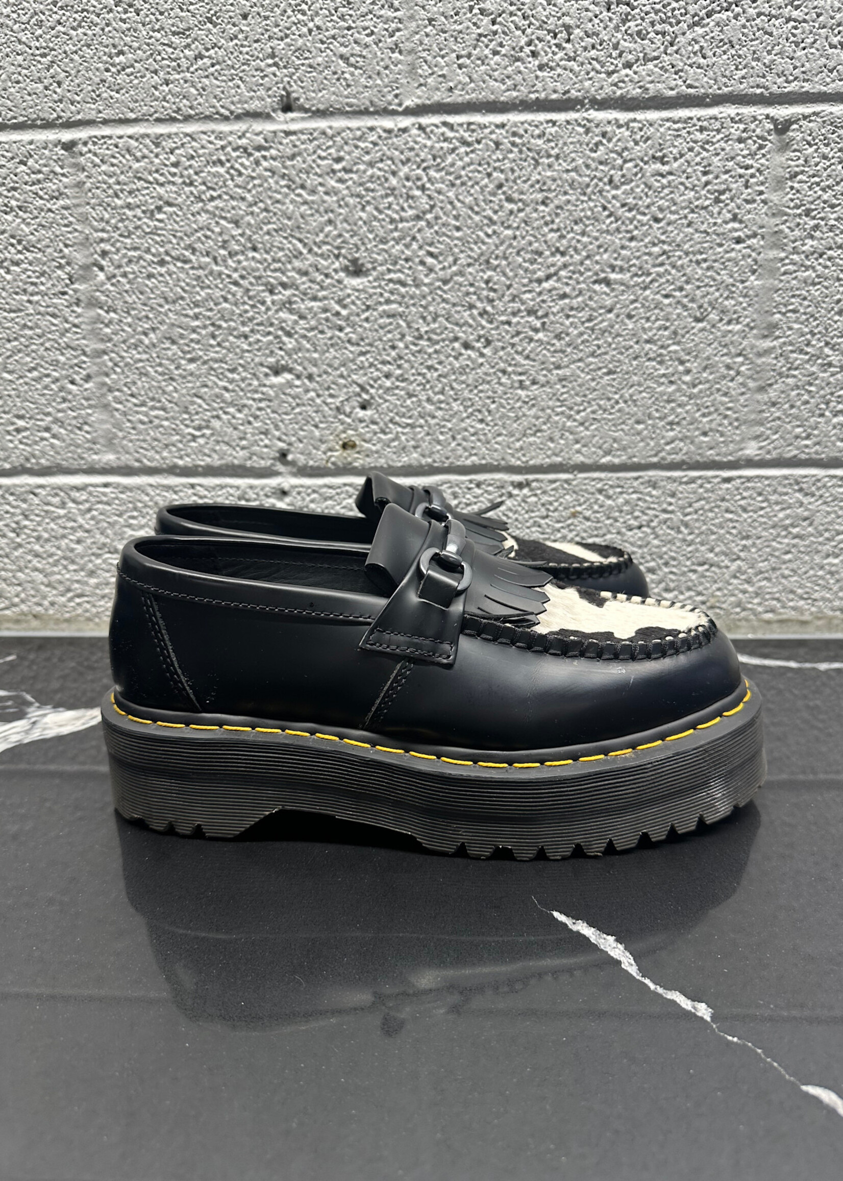 Dr Marten Adrian Cow Print Loafer Masc 8 Fem 9.5