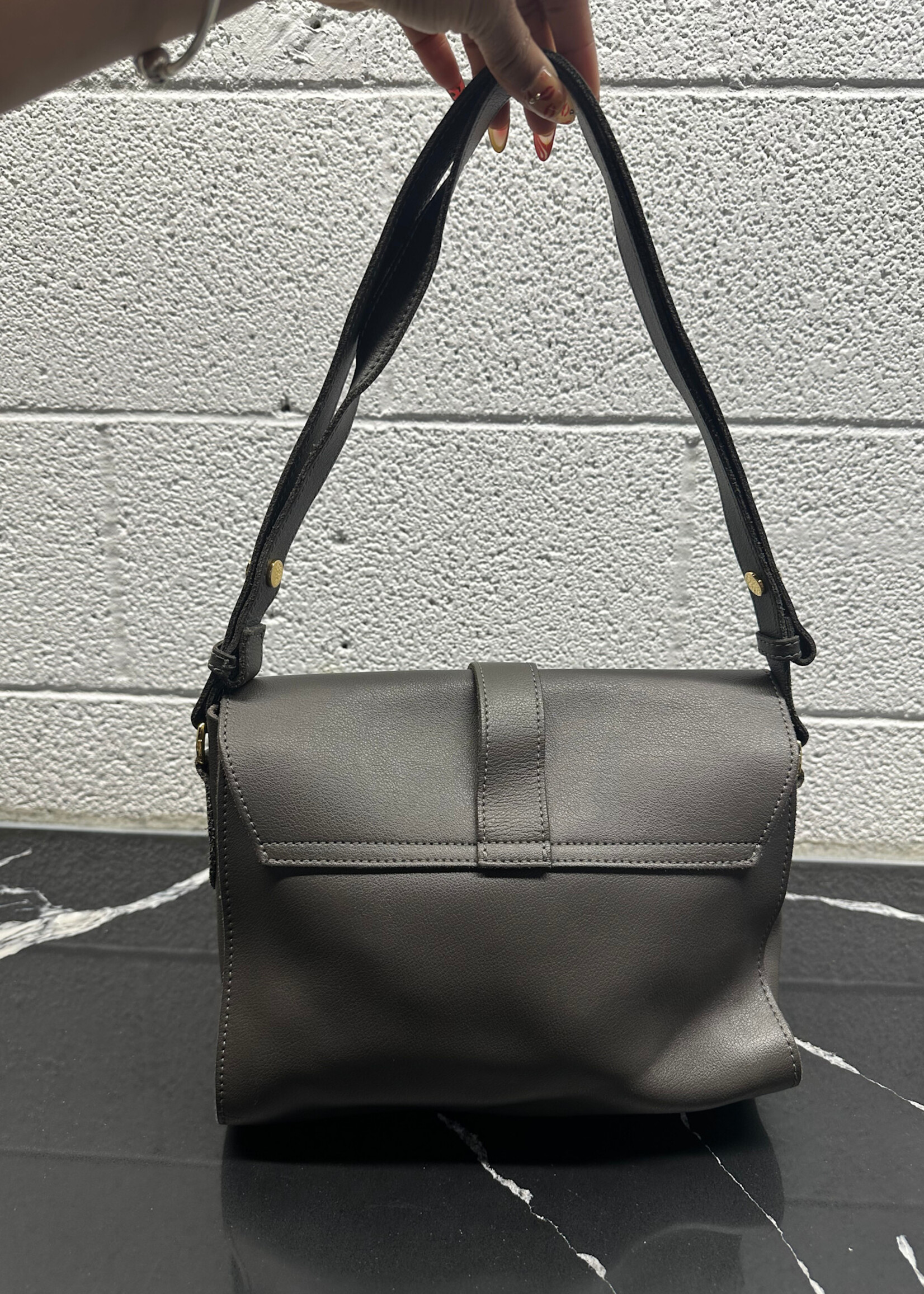 Marni Grey Leather Bag
