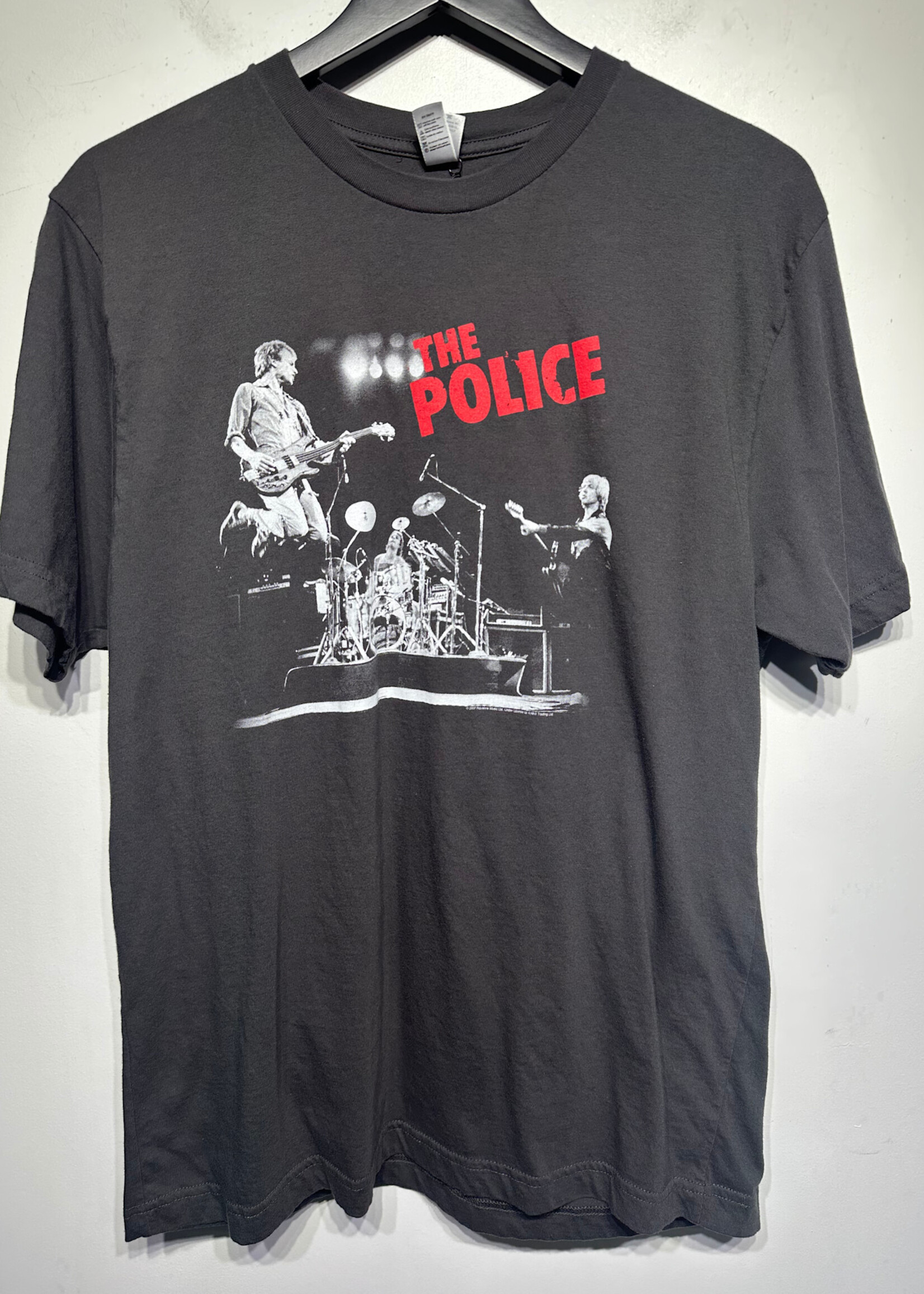 07/08 The Police Dark Grey Graphic Tee L