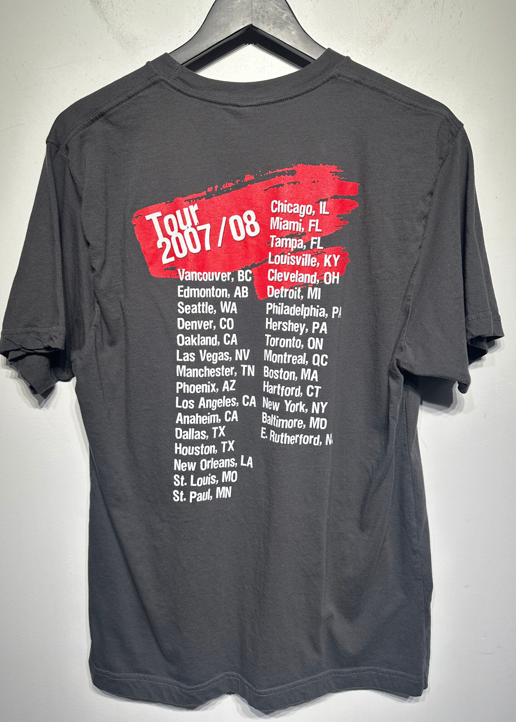 07/08 The Police Dark Grey Graphic Tee L