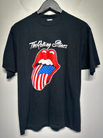 2000 Rolling Stones Flag Logo Black Tee L