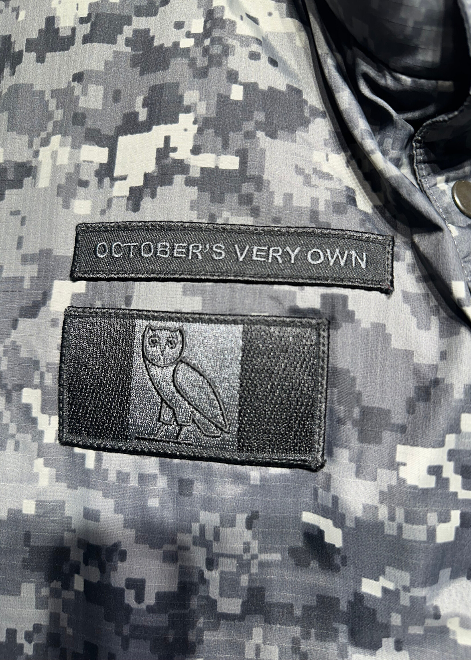 OVO x Canada Goose Camo Puffer Vest L
